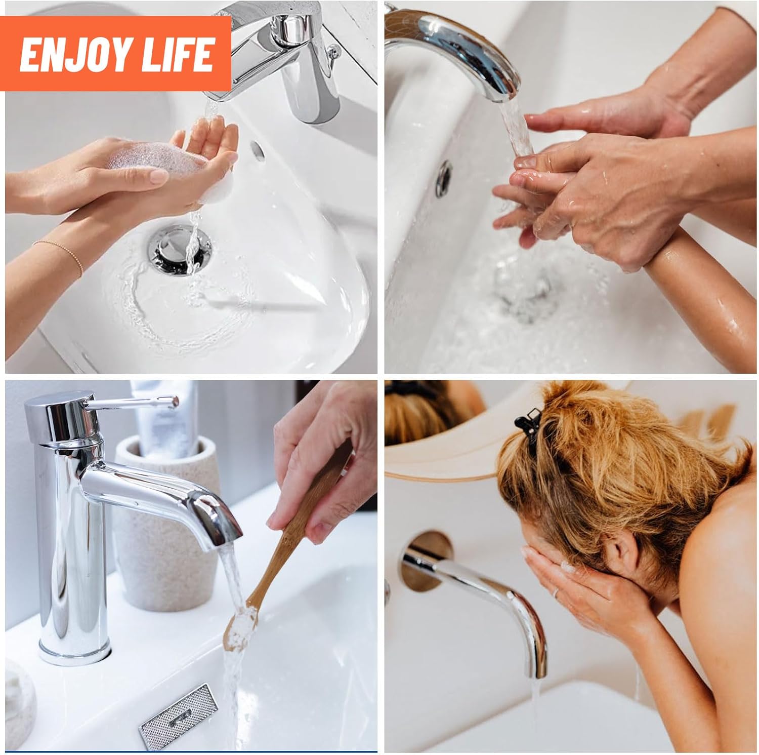 2024 New Pop Up Bathroom Sink Drain Strainer Hair Catcher, Sink Drain Stopper with Removable Stainless Steel Filter Basket,for US Bathroom Sink Stopper Replacement (2PCS) - Image 8
