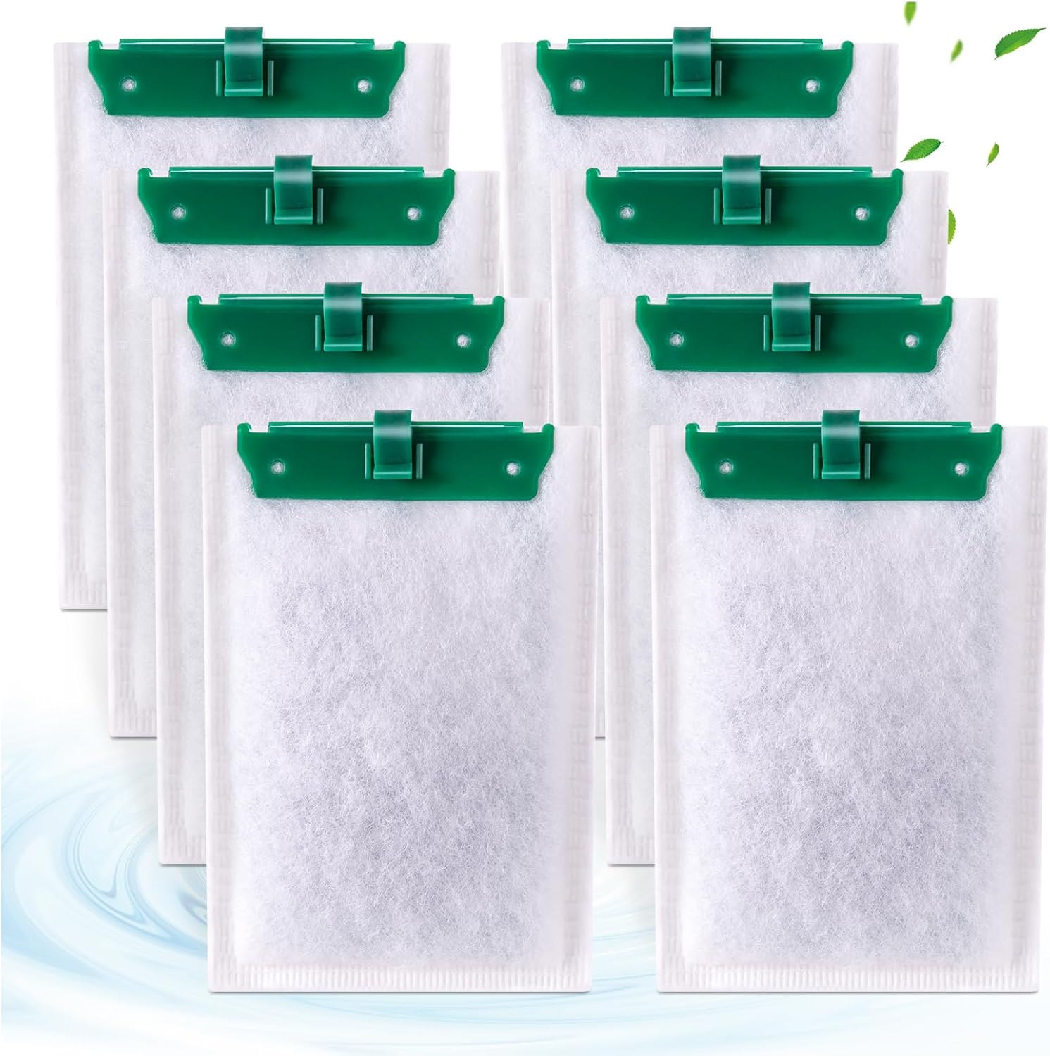 8 Count Medium Filter Cartridges Compatible with Tetra Whisper Bio-Bag Filters Medium Replacement Filter Cartridges for Whisper ReptoFilter and 10i IQ10 PF10 Power Filters -Ready to Use - Image 1