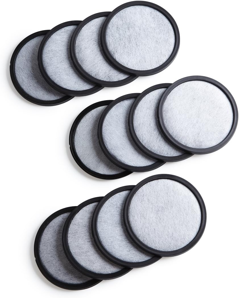 12-Pack Premium Activated Charcoal Water Filter Disk for All Mr. Coffee Models - Image 1
