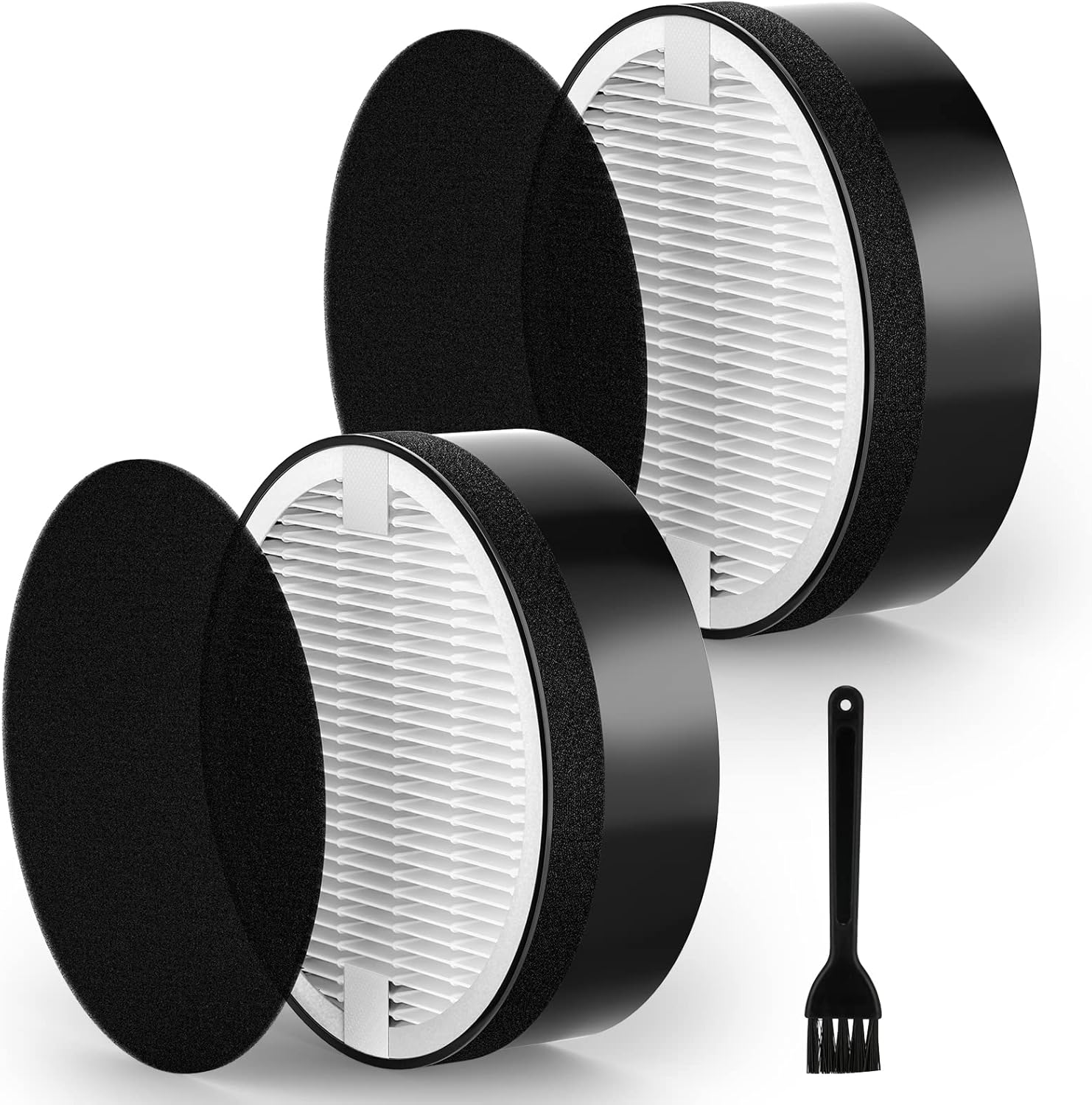 LV-H-132 Replacement Filter Compatible with LEVOIT LV-H-132 Air Puri-fier Replacement Filter, Part # LV-H-132-RF, 2 Pack - Image 1