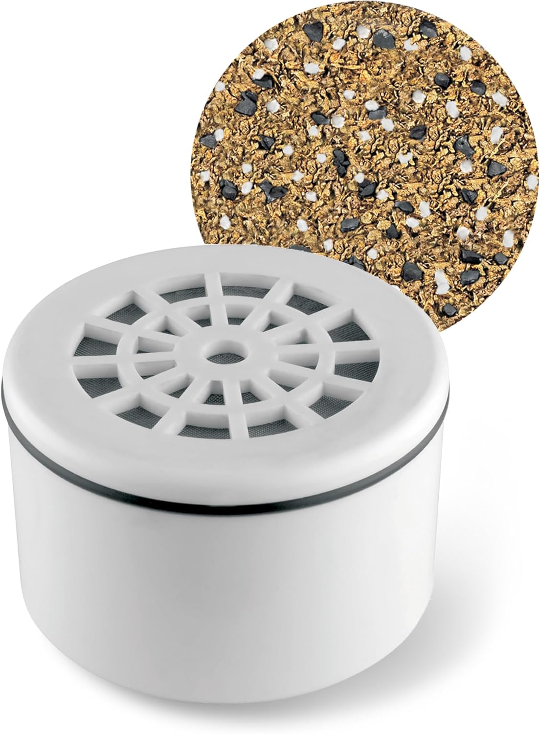 AquaCare by HotelSpa 1139 Replacement Disposable Enriched KDF Cartridge for Compact Universal Shower Filter or Filtered Shower Heads/Handheld Showers - Image 1