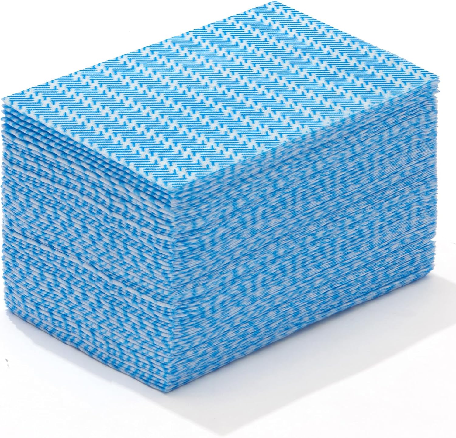 Reusable Cleaning Towels, Multi-Purpose Handy Towel, Blue Handi Wipe Reusable Cloths, Disposabel Dry Kitchen Wipes, Dish Cloths, Durable, Absoebent,Dry Quickly, 50 Count - Image 1