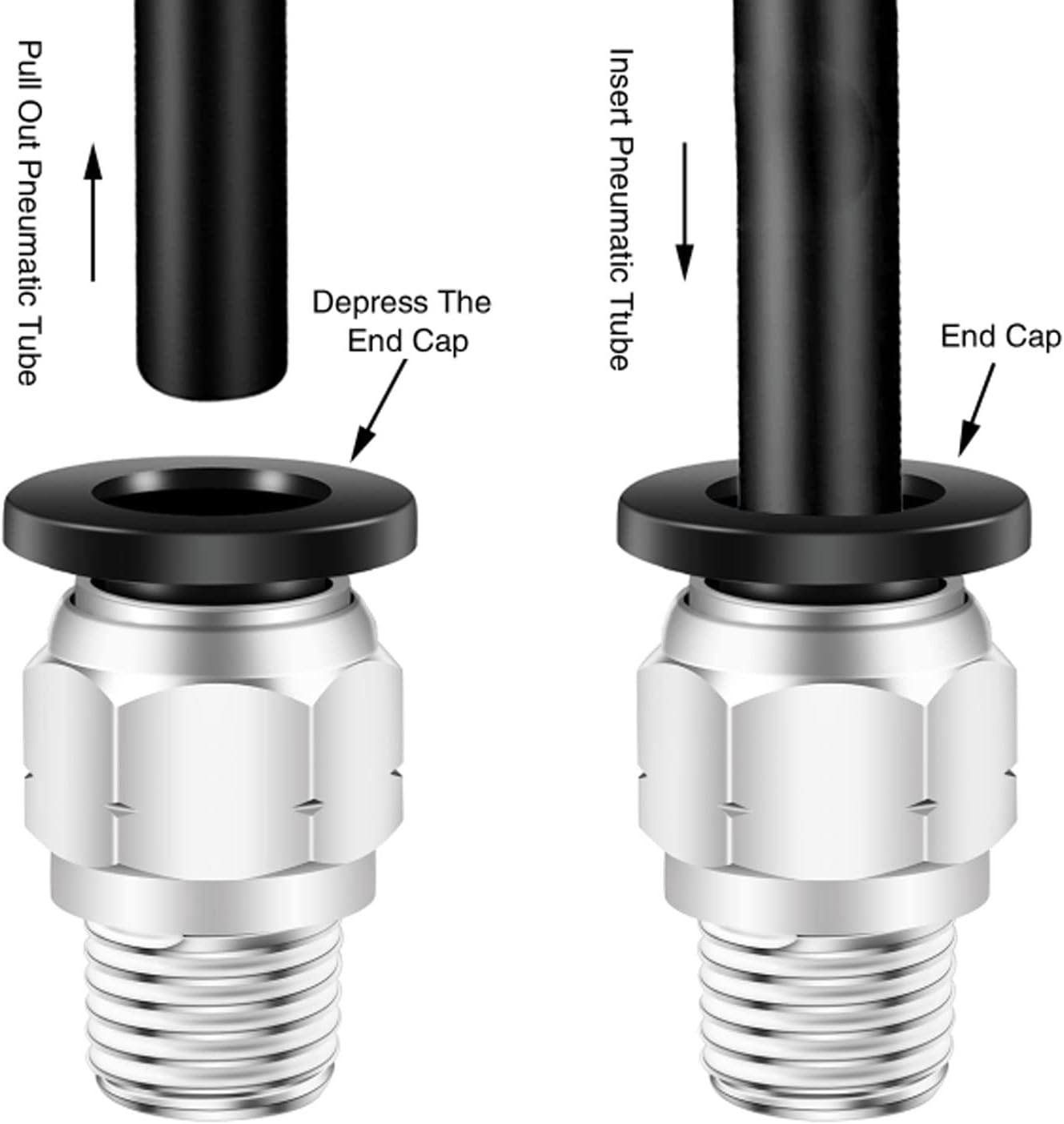 Push to Connect Tube Fitting PC 1/4