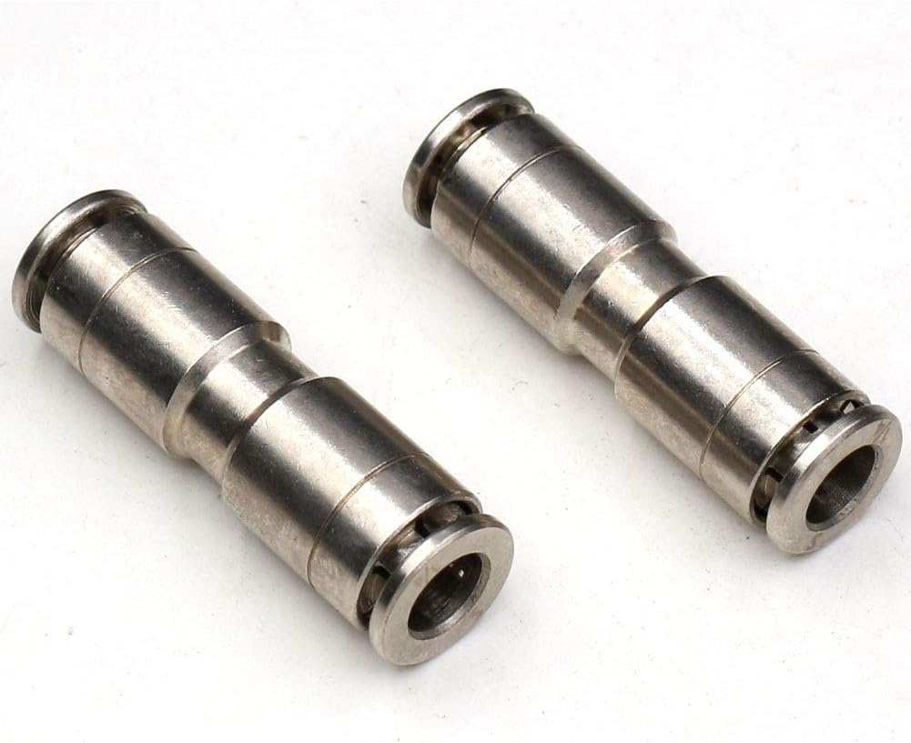 1/4 Union Straight Push to connect fittings Stainless Steel Pneumatic Push Connectors, 1/4
