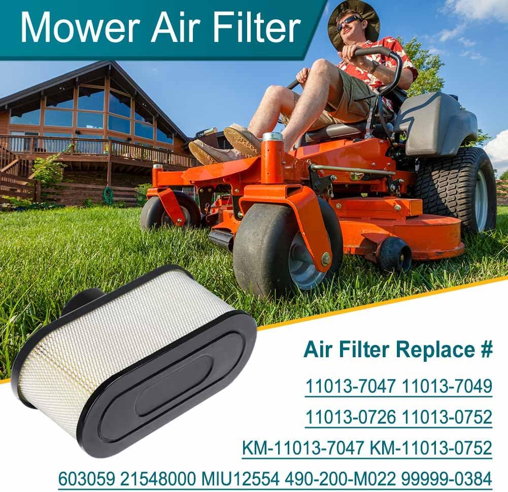 2 Pack FR691V Air Filter for Kawasaki FR651V FR730V FS481V FS541V FS600V FS651V FS691V FS730V Engine, Replace 11013-7046 Pre Cleaner 11013-0726 Air Filter - Image 3