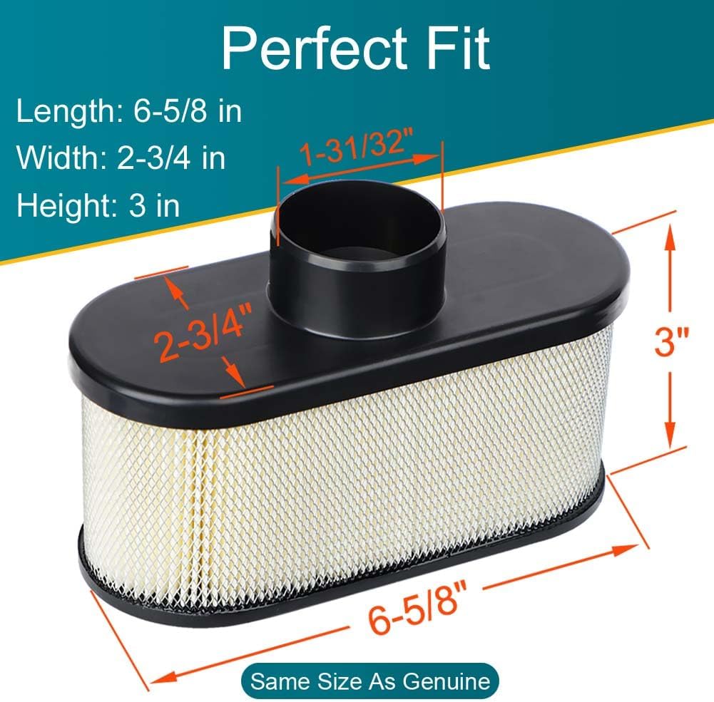 2 Pack FR691V Air Filter for Kawasaki FR651V FR730V FS481V FS541V FS600V FS651V FS691V FS730V Engine, Replace 11013-7046 Pre Cleaner 11013-0726 Air Filter - Image 5
