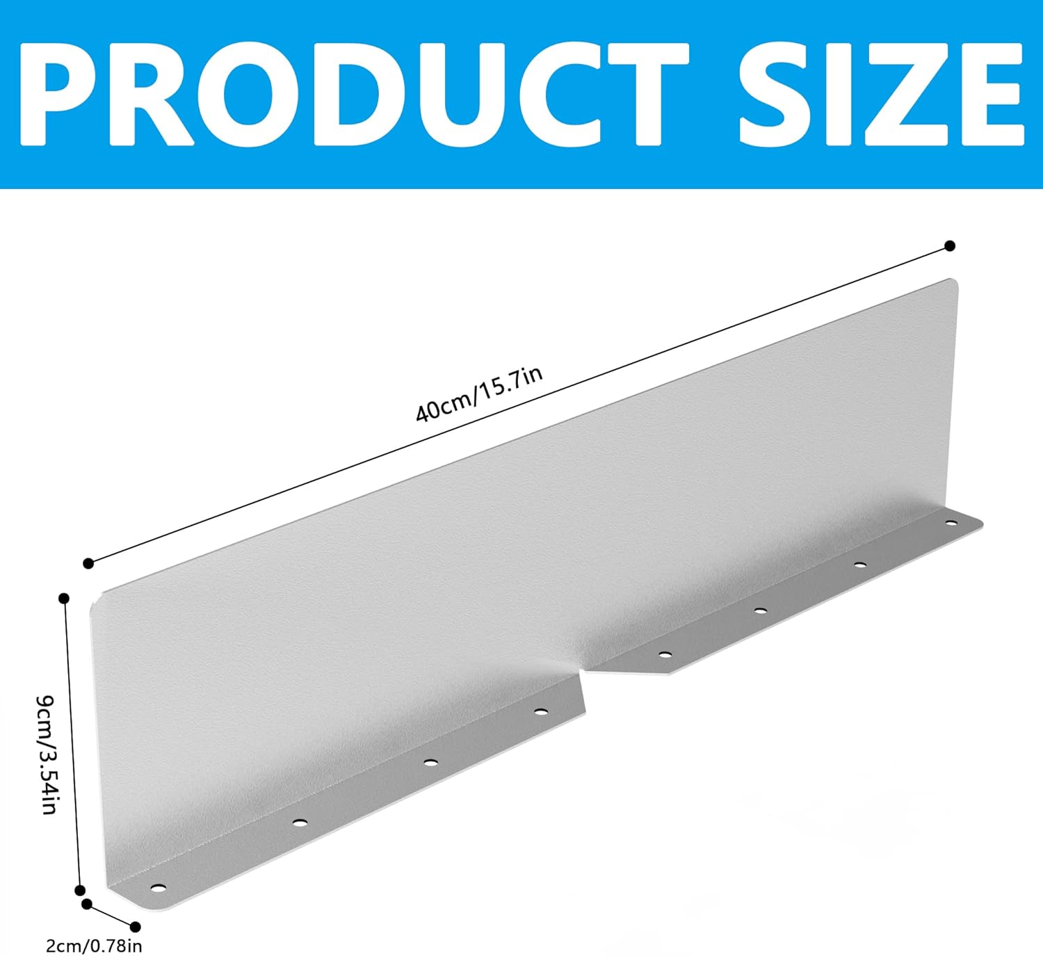 2 Pcs Gutter Valley Splash Guards,Rain Gutter Valley Roofing Gutter Guards, Diverter Roof Rain Diverter for House Shingle Roofs Corner (2) - Image 2