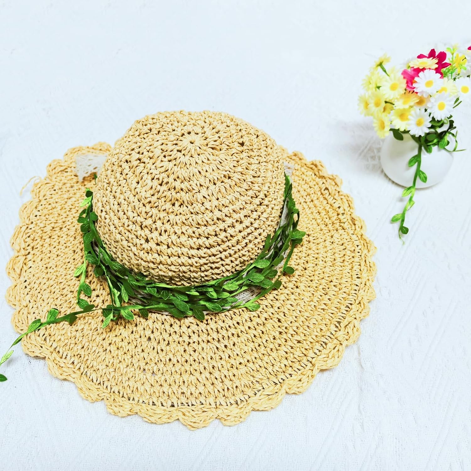 269ft Leaf Ribbon, Artificial Vines Leaf String Trim Ribbon - for Baby Shower, Jungle Wild Botanical Greenery, Spring Wedding & Home Party Decorations, Balloon Garland, Wreaths & DIY Craft - Image 6