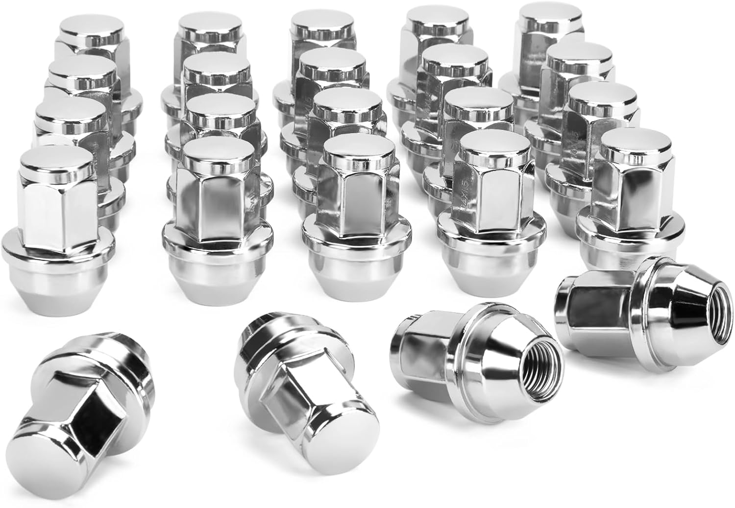 14x1.5 Lug Nuts for F150, OEM Stock Solid One Piece Design Wheel Lugnuts for 2015-2023 Ford F-150 Expedition Lincoln Navigator Replacement Ford OE Factory ACPZ1012B 611008 Lugs Anti-Rust - Image 1