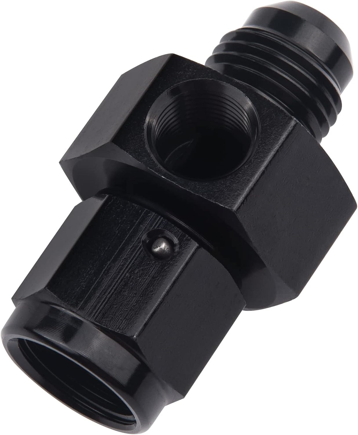 6AN Male Flare to -6 Female Swivel with 1/8