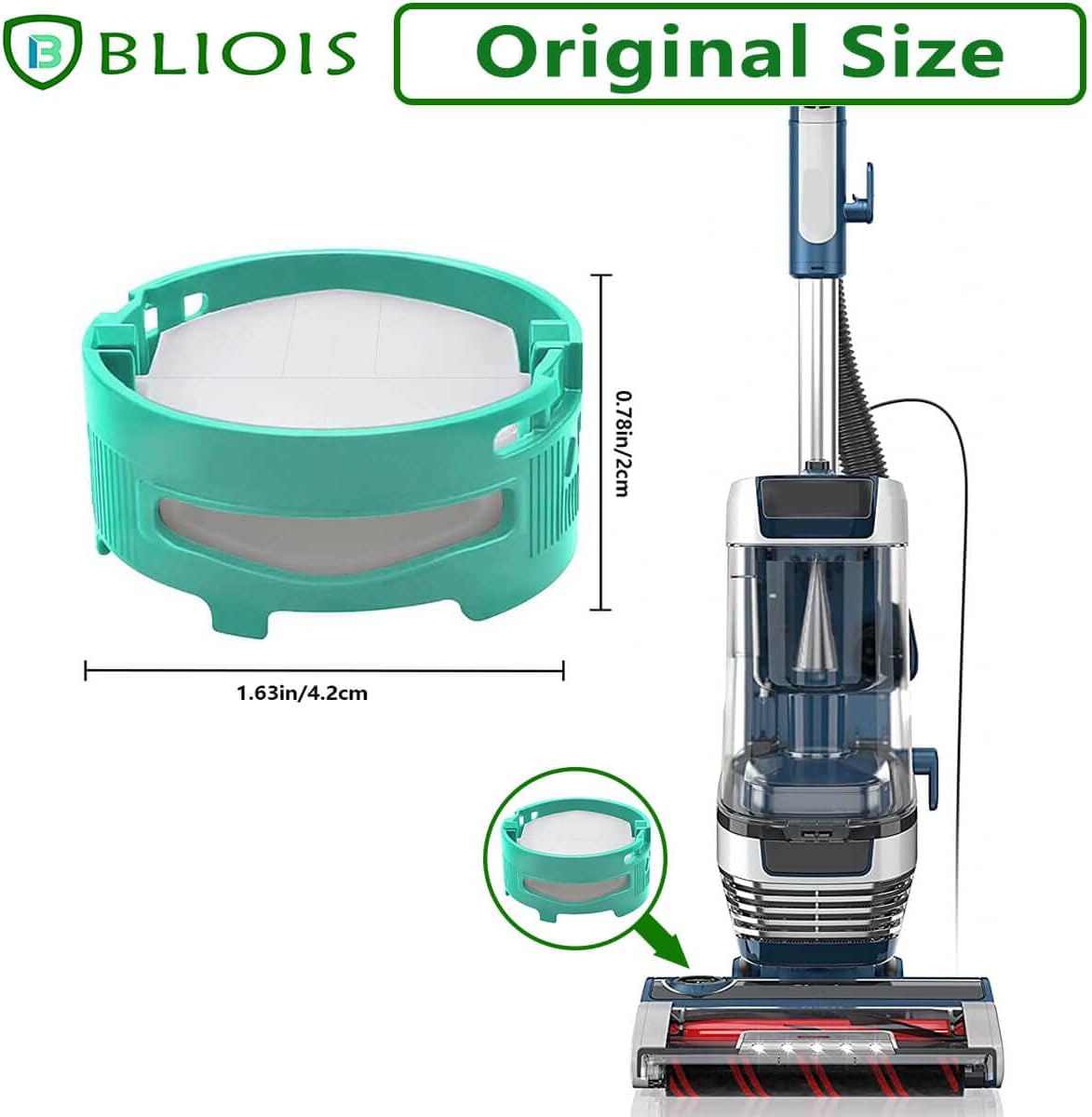 [6 Pack] Replacement for Shark Odor Neutralizer Cartridge AZ3002 LA702 ZU102 Accessories Replacement for Shark Vacuum Cleaner Odor Neutralizer And air Purifier HP302. -1541fc3000,Teal - Image 2