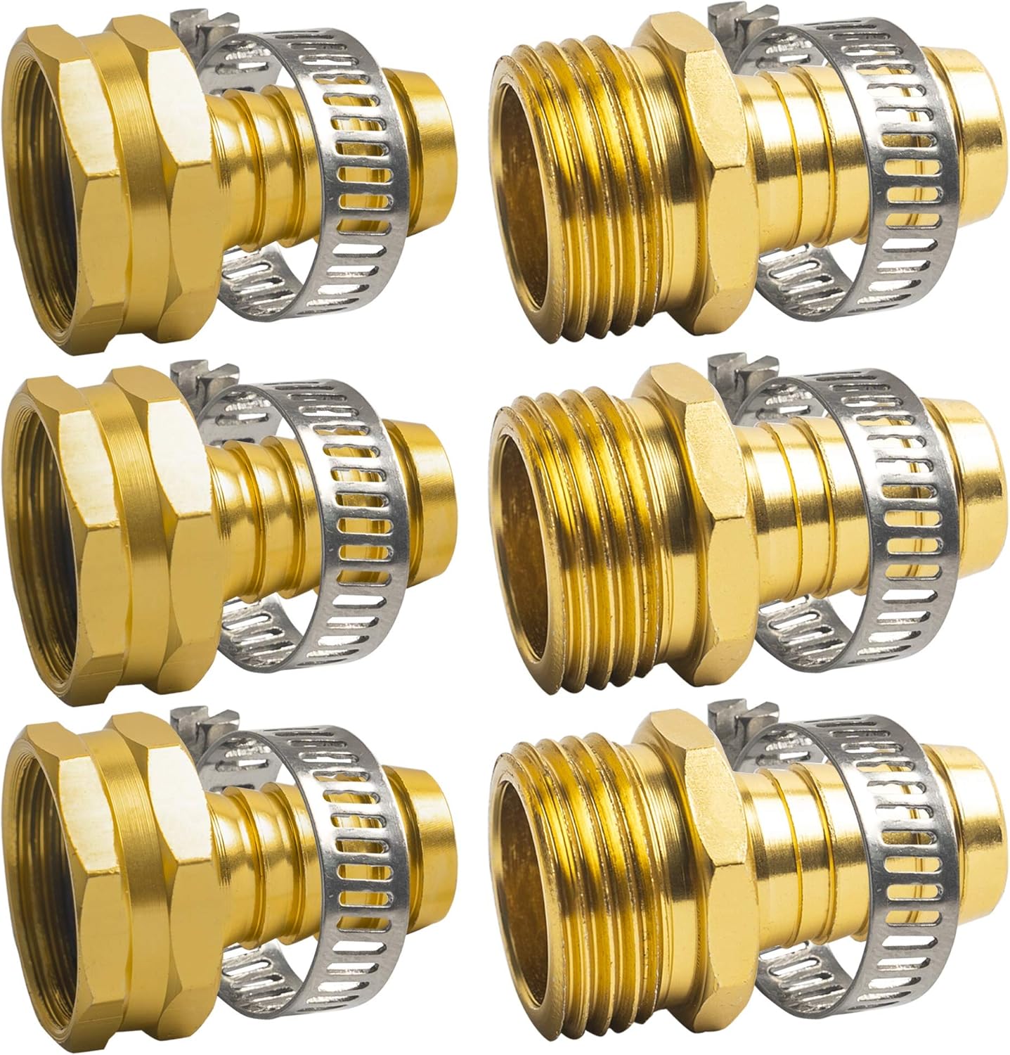 Hose Repair Connectors with Claps, 5/8