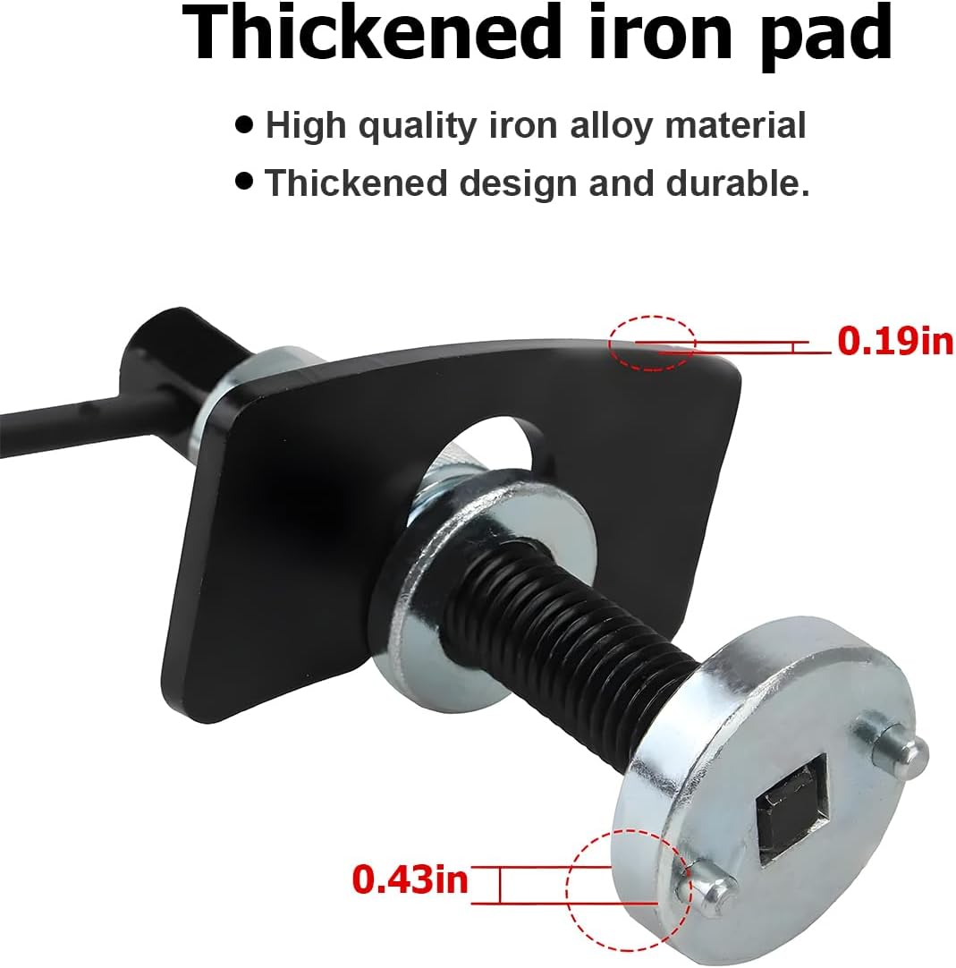Car Brake Piston Wind Back Tool, 3pcs/Set Brake Caliper Piston Rewind Tool, Auto Rear Brake Pad Wind Back Tool, Brake Caliper Wind Back Tool for Replacement of Rear Brake Pad - Image 4