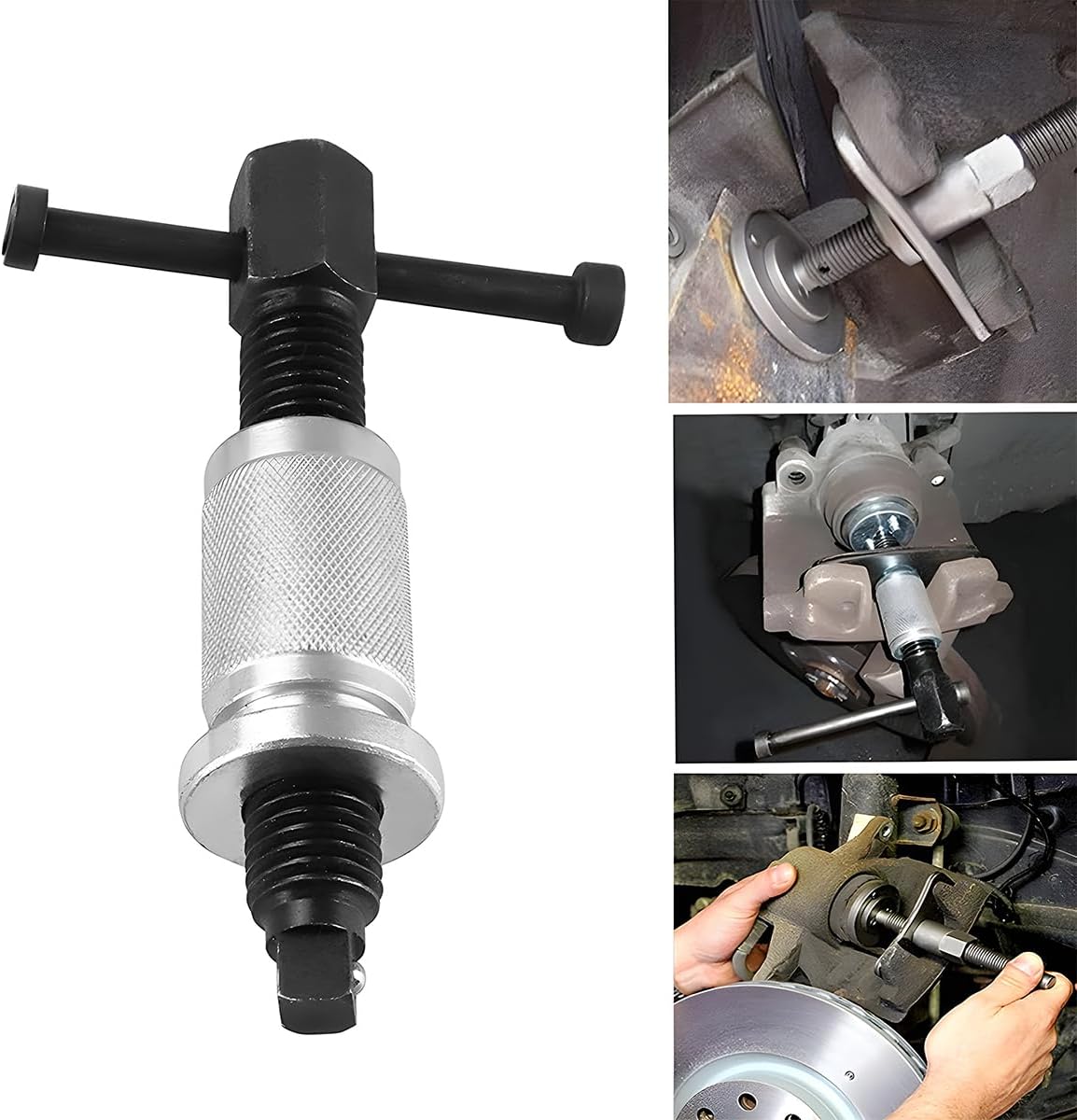 Car Brake Piston Wind Back Tool, 3pcs/Set Brake Caliper Piston Rewind Tool, Auto Rear Brake Pad Wind Back Tool, Brake Caliper Wind Back Tool for Replacement of Rear Brake Pad - Image 5