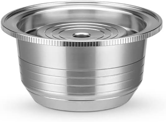 Reusable Coffee Capsule, Stainless Steel Refillable Coffee Pod Brewing Espresso 230ML/8OZ，V-ertuoline Metal Pod Coffee Pod Compatible for Ne-spreso Ver-tuoline GCA1 De-longhi ENV135S - Image 2