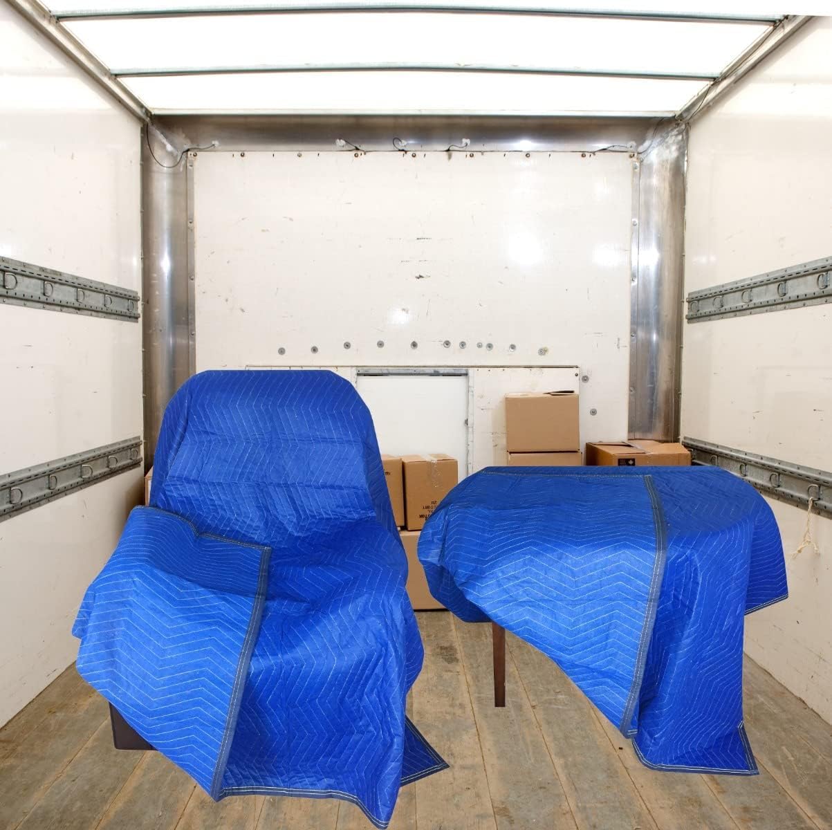 3 Pack Moving Blankets 40x72in Heavy Duty Padded Packing Blankets for Moving Shipping Protecting Furniture Professional Quilted Furniture Blankets for Moving Supplies - Image 5
