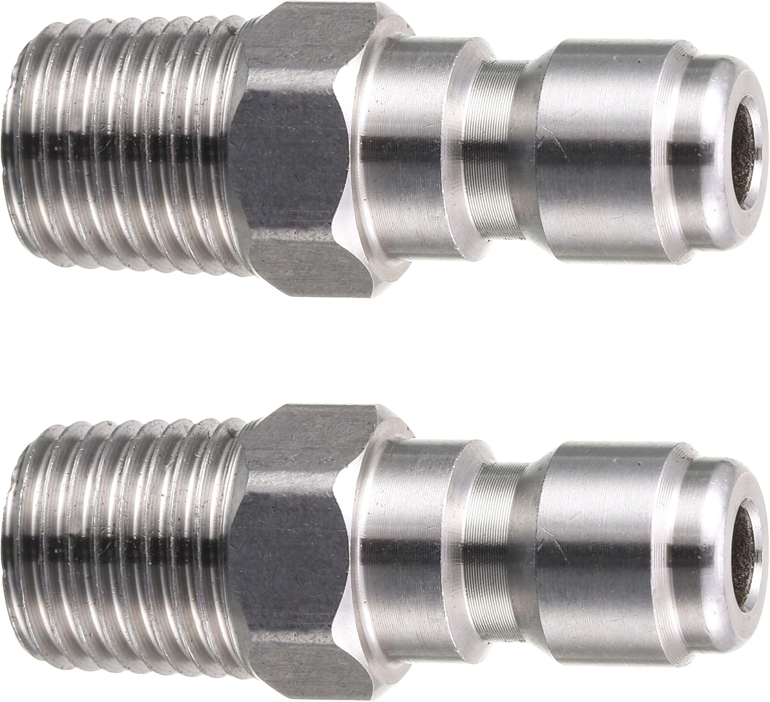 Pressure Washer Coupler, Quick Connect Plug, 1/4 Inch Male NPT Fitting, 5000 PSI, 2-Pack - Image 5
