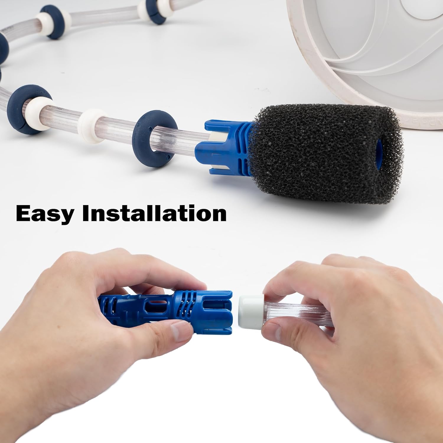 for Polaris Pool Cleaner Parts,Tail Sweep with Scrubber Replacement Part Fit for Polaris 3900 Sport, 380, 360, 280, and 180 Pool Cleaners - Image 3