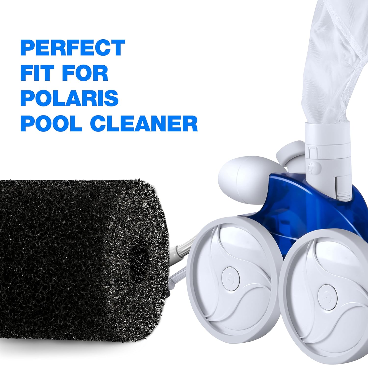 for Polaris Pool Cleaner Parts,Tail Sweep with Scrubber Replacement Part Fit for Polaris 3900 Sport, 380, 360, 280, and 180 Pool Cleaners - Image 5