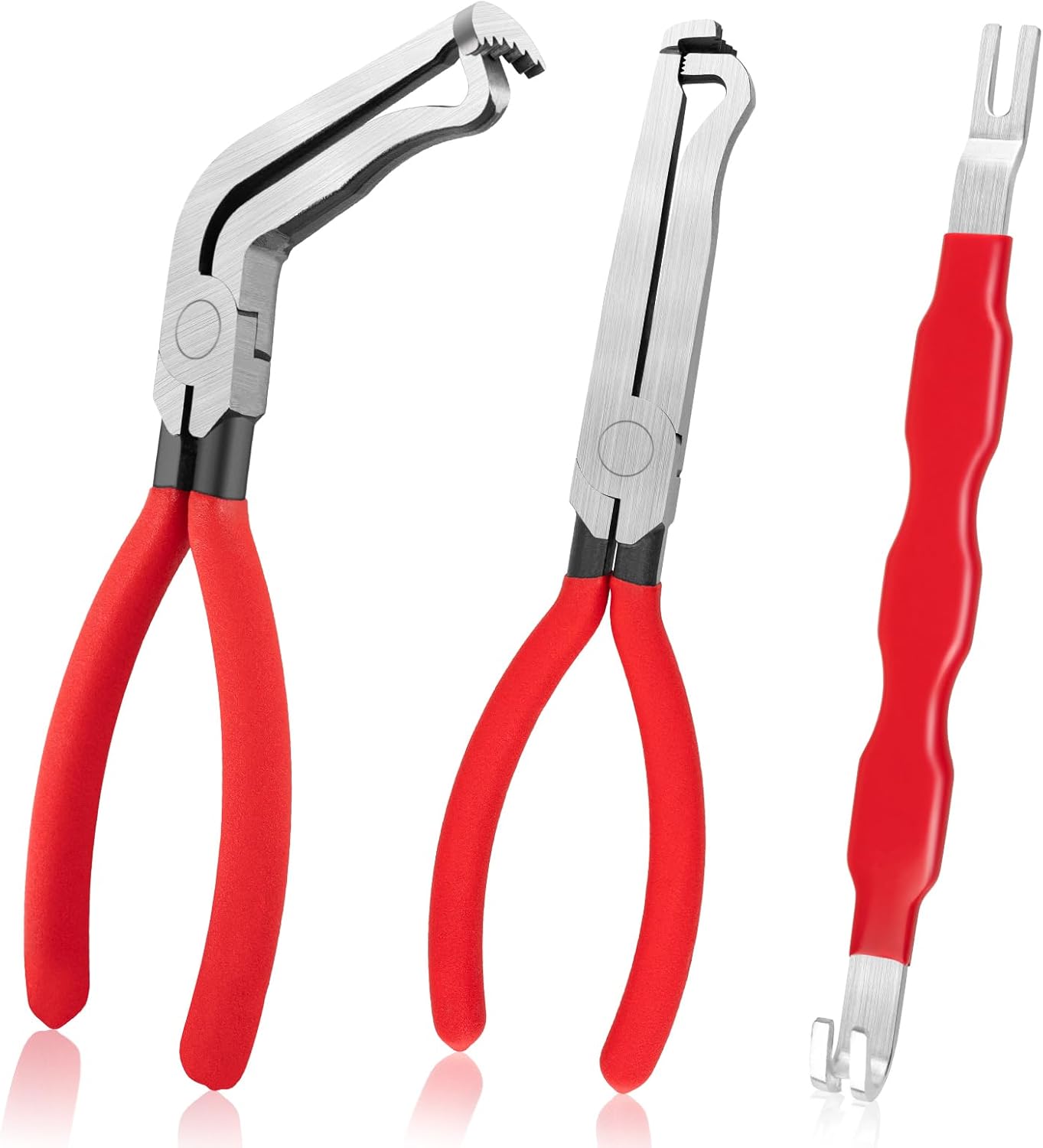3PCS Electrical Disconnect Pliers, Upgrade Electrical Connector Pliers, Automotive Electrical Connector Removal Tool, Automotive Electrical Terminal Connector Separator Removal Tool for Cars - Image 1