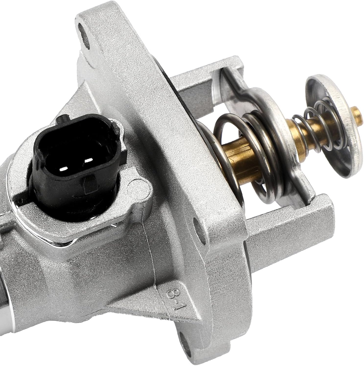 Upgrade Aluminium Thermostat Housing Assembly W/Sensors for Chevy Aveo Aveo5 2009-2011 Cruze 2011-2016 Sonic 2012-2018 Trax 2013-2018,Pontiac G3 2009-2010 - Replaces 902-821 96984104 55564891 55578419 - Image 6