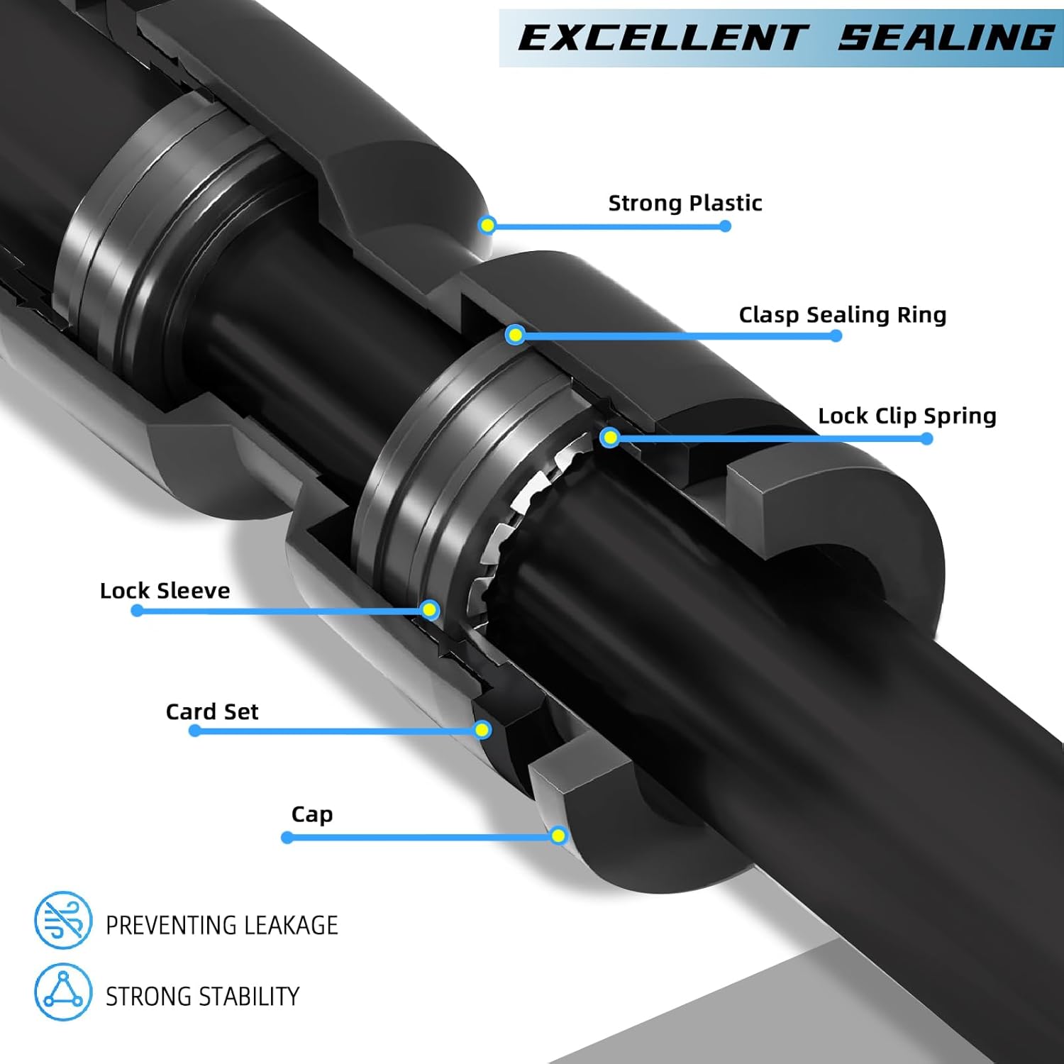 30PCS Push-to-Fit Drip Irrigation Emitters for 1/4 inch Irrigation Tubing, Adjustable 360 Degree Vortex Drip Emitters with Stake, Irrigation Dripper Sprinklers for Drip Irrigation System - Image 4