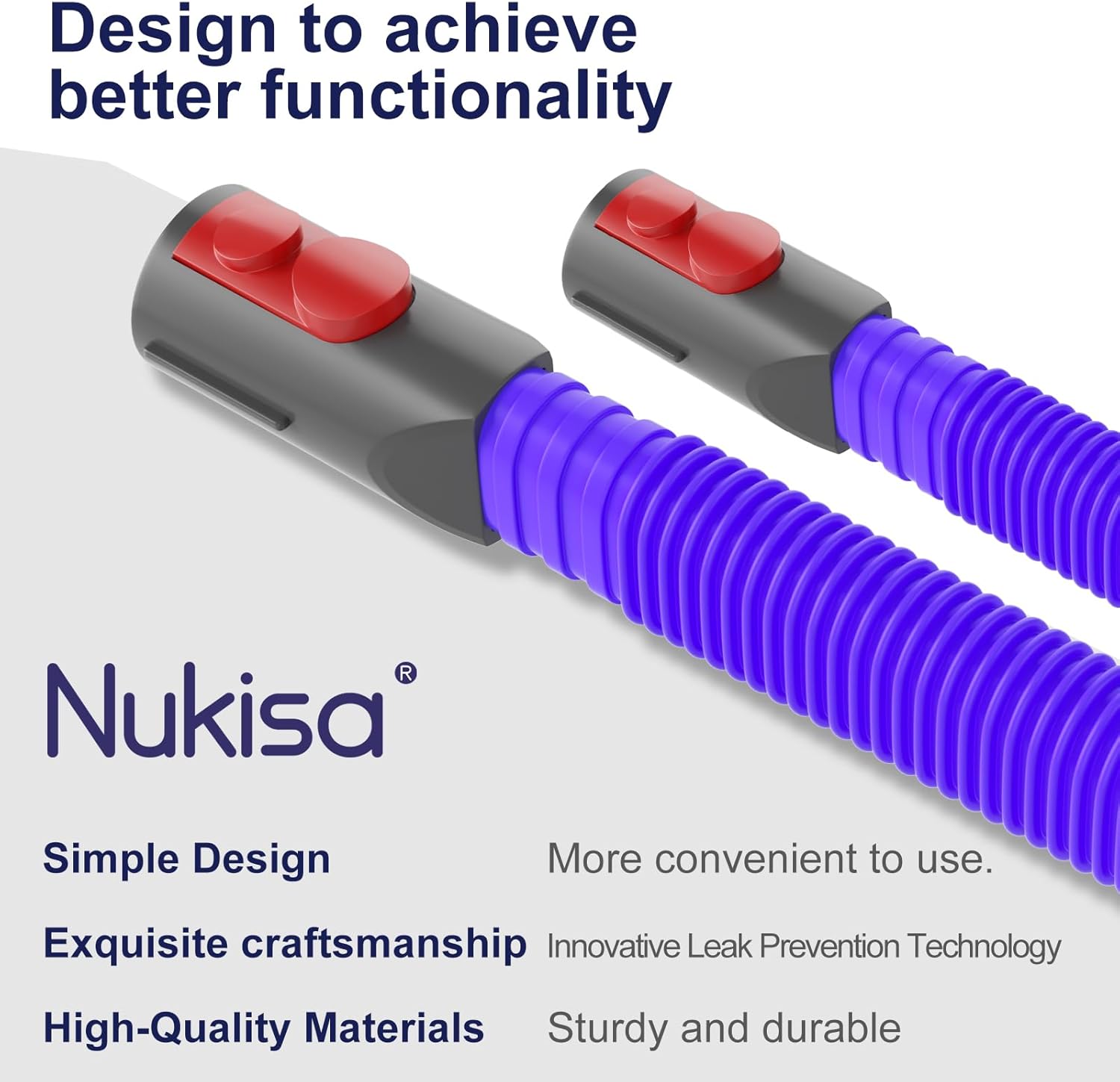 Dryer Lint Vacuum Attachment Compatible with Dyson V15 V12 V11 V10 V8 V7 Gen5 Cordless Vacuum Cleaner, Flexible Dryer Vent Cleaner Kit Lint Removal Tool Purple (【V7V8-V15】Dryer Lint Vacuum Attachment) - Image 4