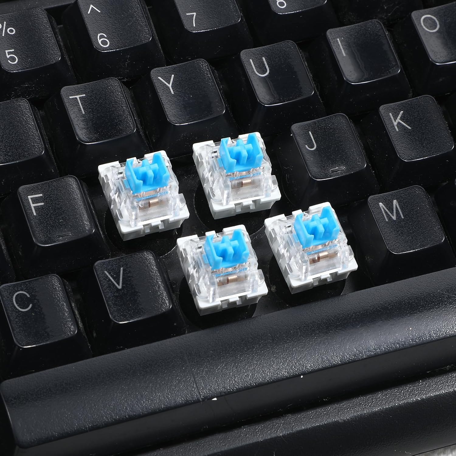 Keyboard Switches, 50 Pcs 3 PIN Blue Keyboard Clicker Replacement Dustproof Mechanical Keyboards Switches for Most Gaming Keyboards - Image 6