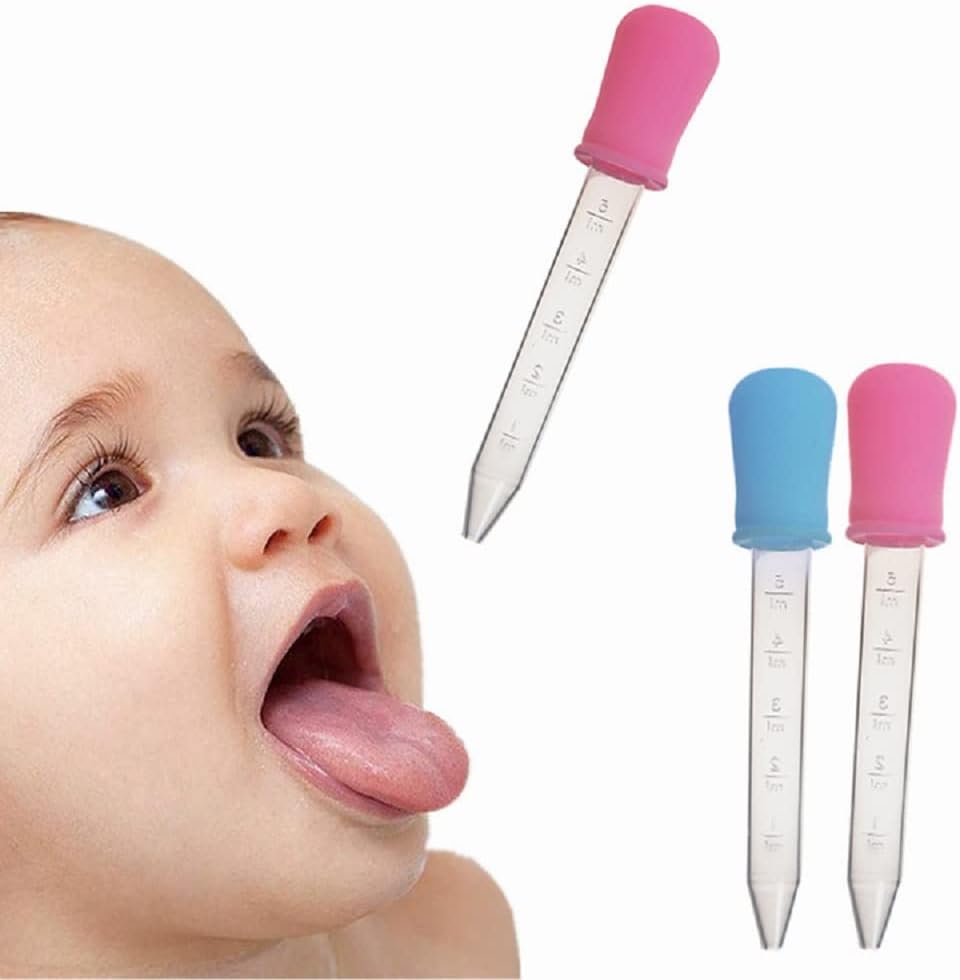 5ml Liquid Droppers Clear Medicine Silicone and Plastic Pipettes Eye Dropper with Bulb Tip for Kids Candy Molds (8 Pack) - Image 5