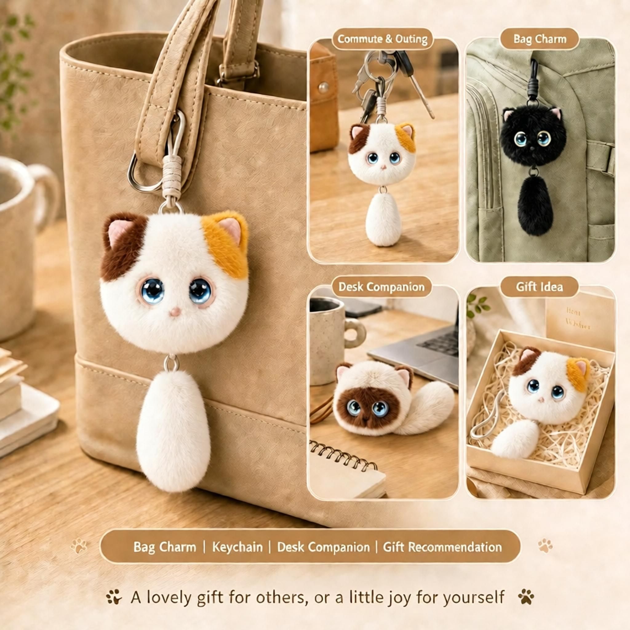 AI Cat Companion Robot - Interactive Emotional Support Pet with 40+ Languages Voice Cloning Long-term Memory - Touch Sensitive Smart Toy for Kids Adults - Siamese Cat - Image 2