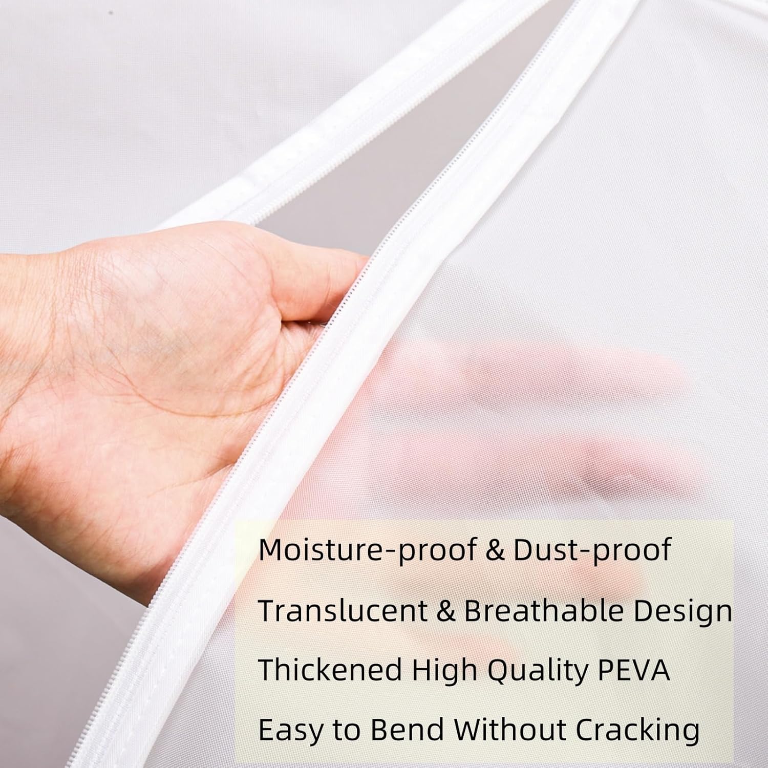 4 Pack Hanging Garment Bags, 43