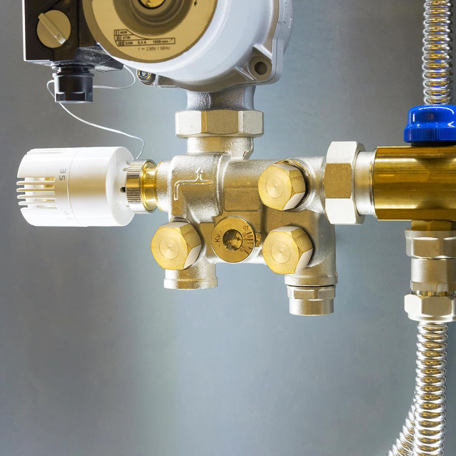 100 Pack Brass Compression Cap, Stop Value Caps, Drain Pipe Fittings for Hose Connector Nozzle Joints Outdoor Garden Water Air Line - Image 6
