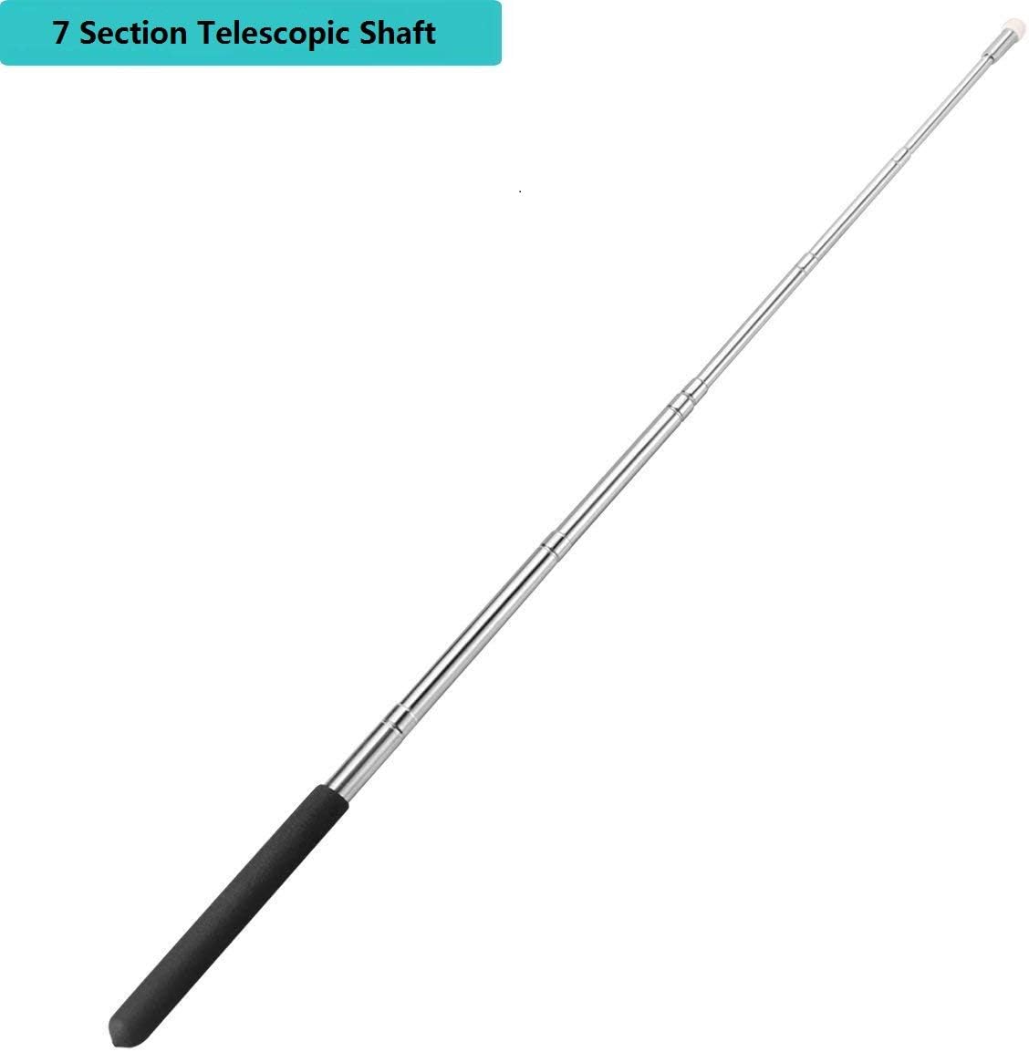 Telescopic Teachers Pointer,Teaching Pointer,Hand Pointer Extendable Retractable Handheld Presenter Classroom Whiteboard (1)  39 inch - Image 3