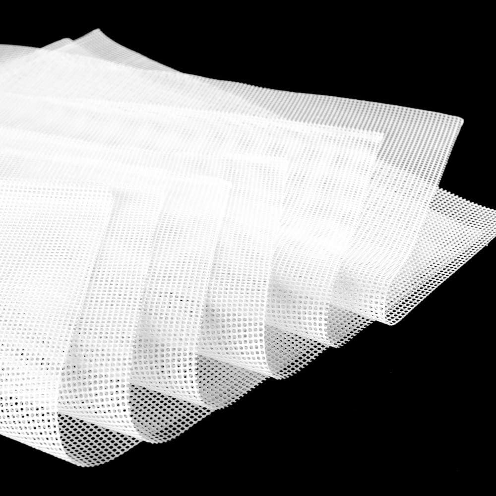 6 Pack Silicone Dehydrator Sheets,Non-stick Food Fruit Mats Reusable Steamer Mesh Mat for Dryer (6, 14 x inch)  inch - Image 1