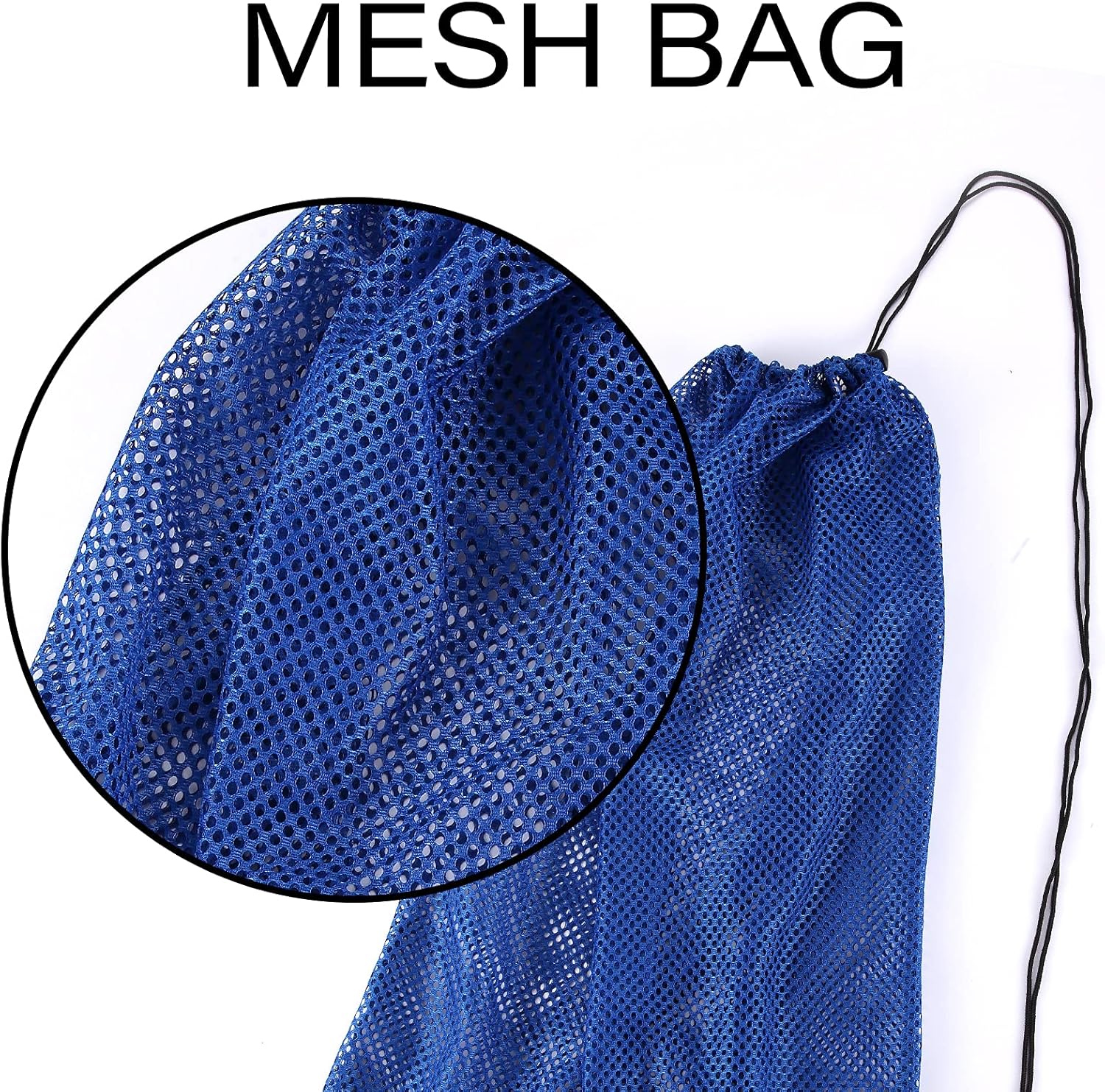 2 Packs Mesh Gear Bag for Snorkel Equipment, Oversized 18