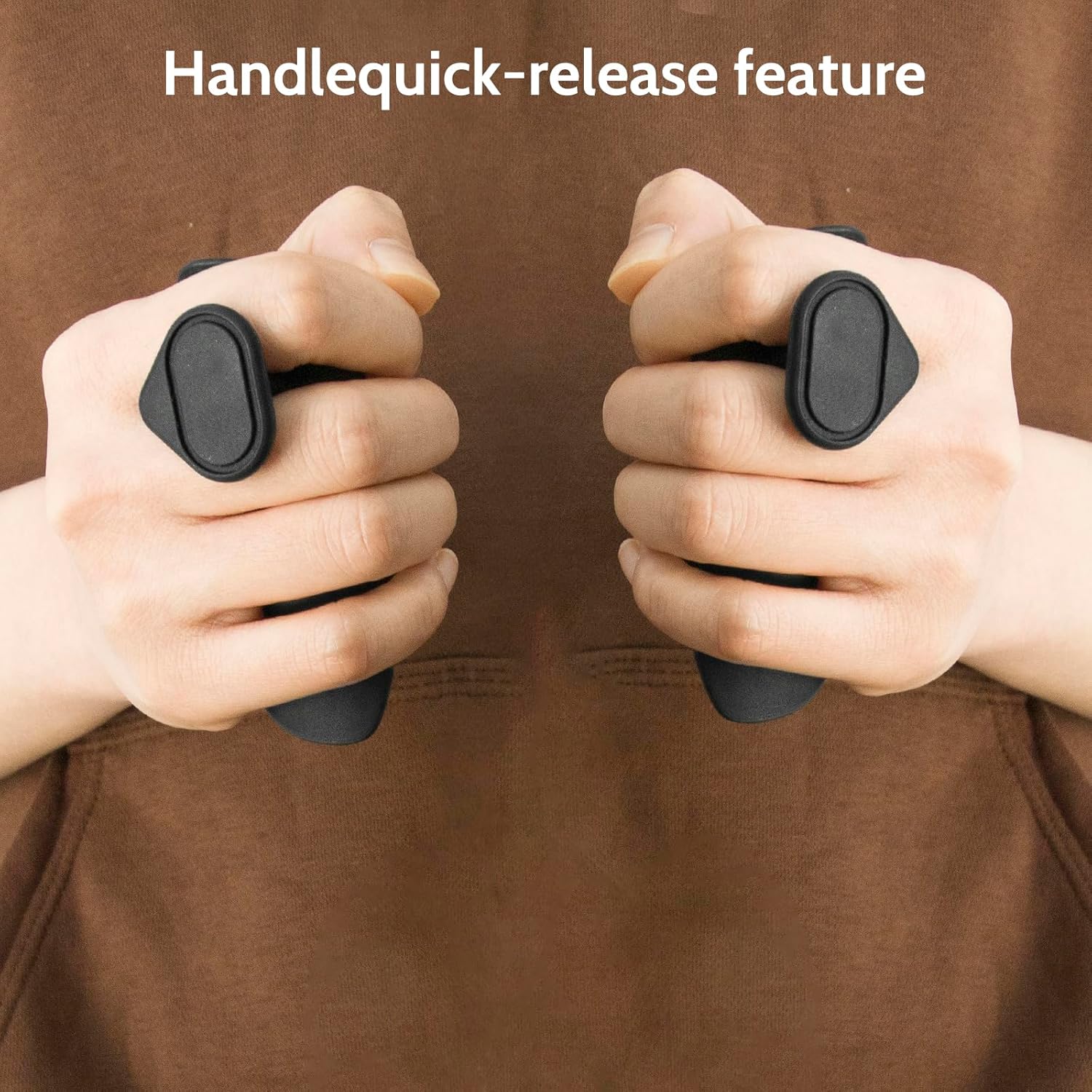 Weight Lifting Grips - Rubber Anti-Slip Workout Grips, Ergonomics Hand Protector Gloves for Gym Training and Exercise, Dumbbell, Bar Pad, Pull Up Men Women, No Sweaty (Black) - Image 2