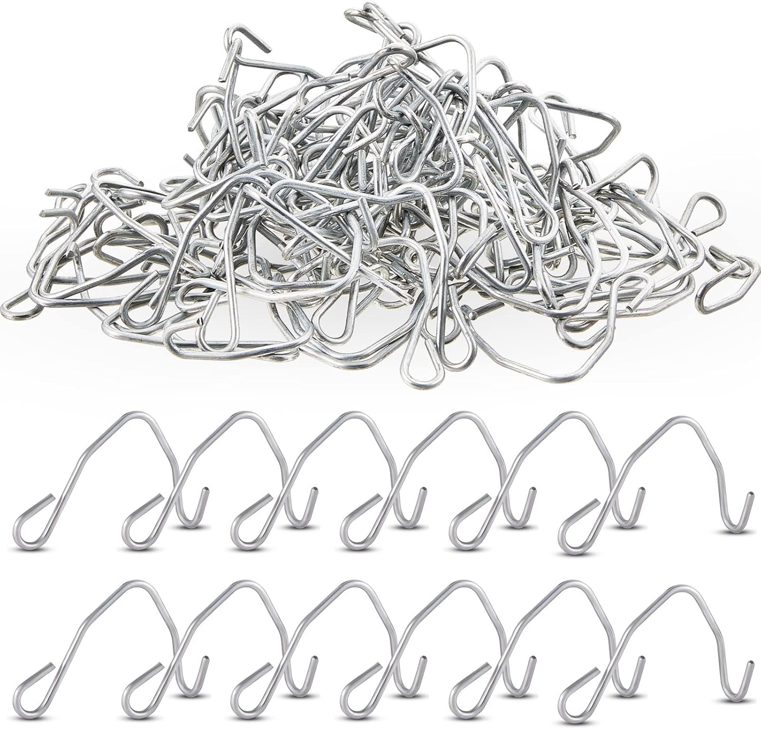 300 Pieces T Post Wire Clips Fence Fencing for Securing Galvanized Steel Barbed Garden Farm Highway Sport Fences - Image 1