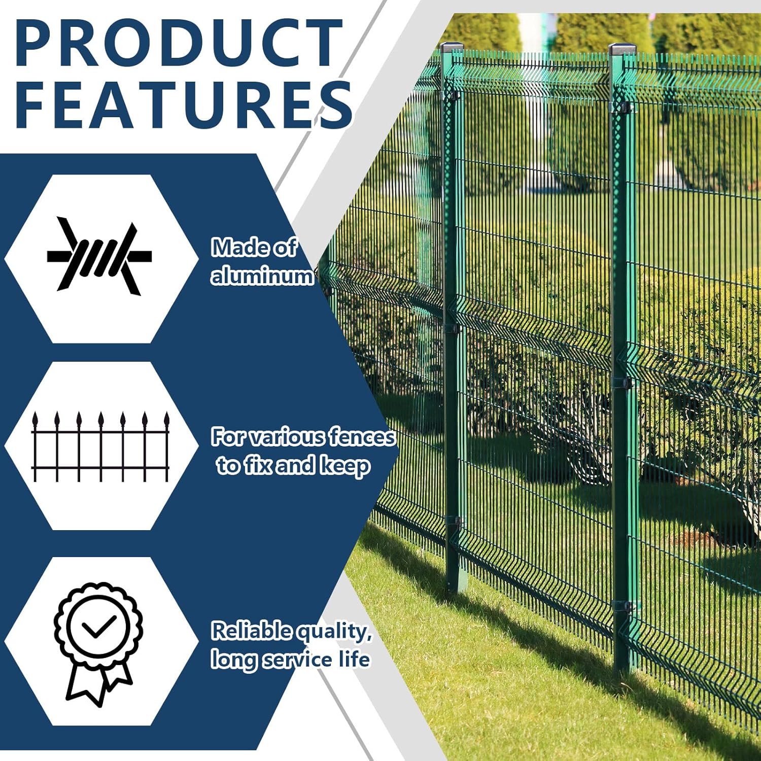 300 Pieces T Post Wire Clips Fence Fencing for Securing Galvanized Steel Barbed Garden Farm Highway Sport Fences - Image 4