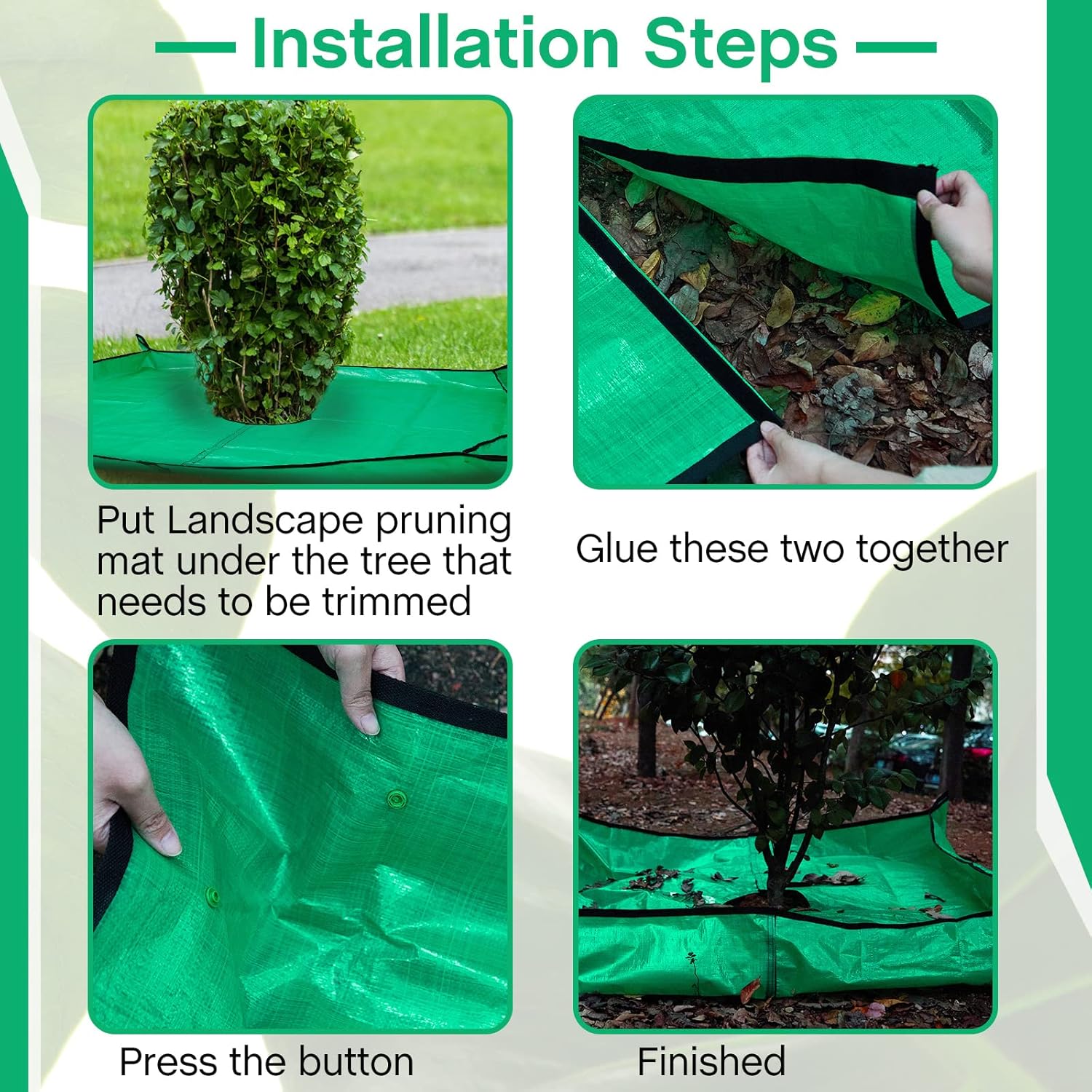 2 Set Landscape Pruning Tarp 78.7