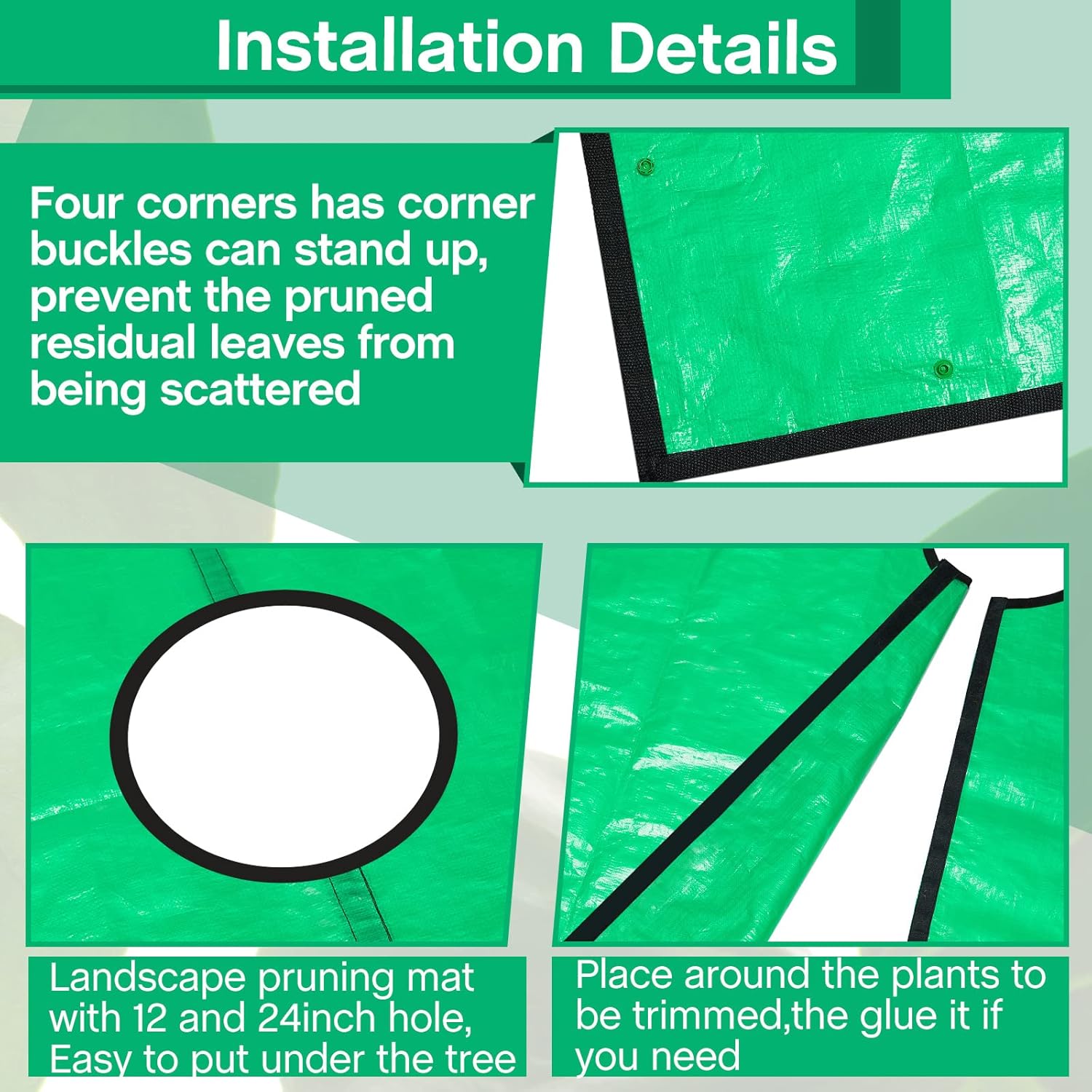 2 Set Landscape Pruning Tarp 78.7