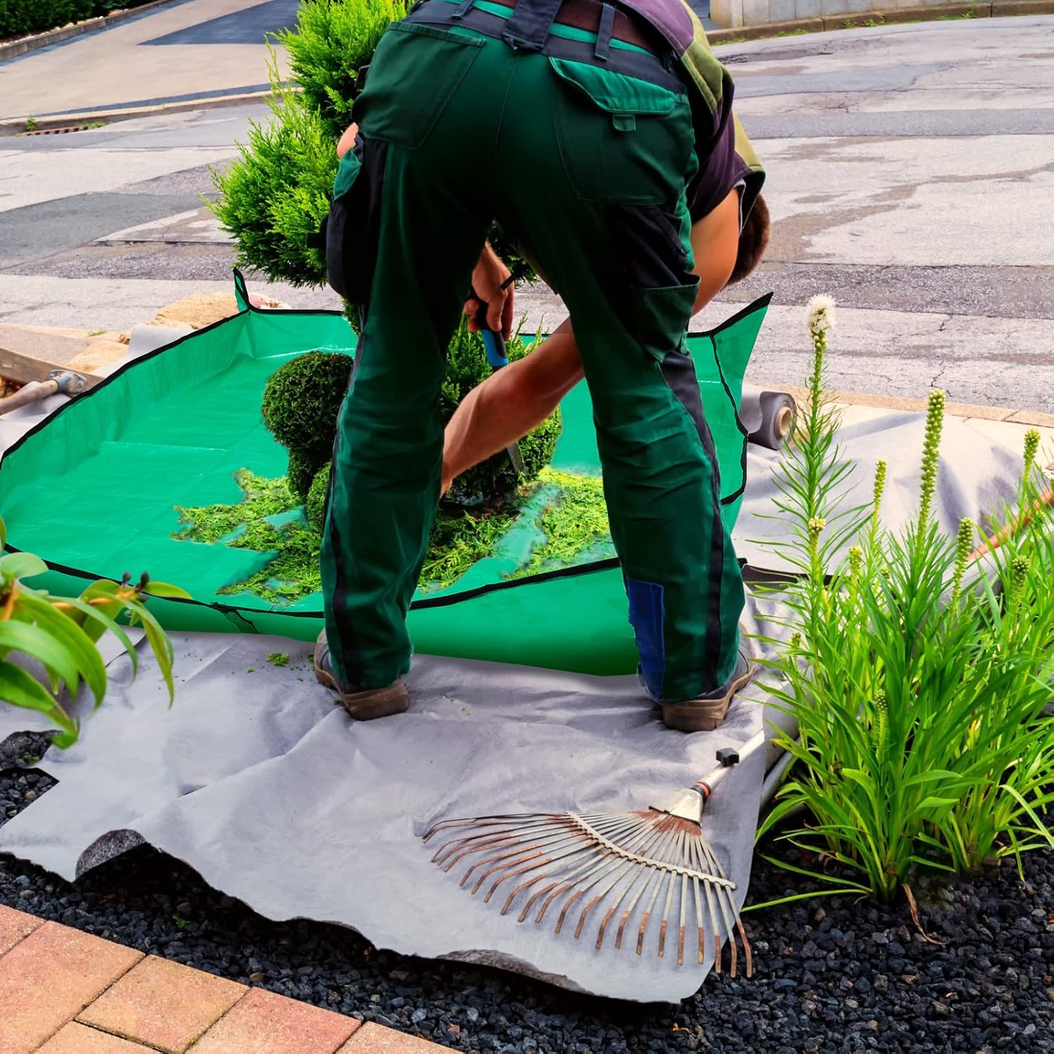 2 Set Landscape Pruning Tarp 78.7