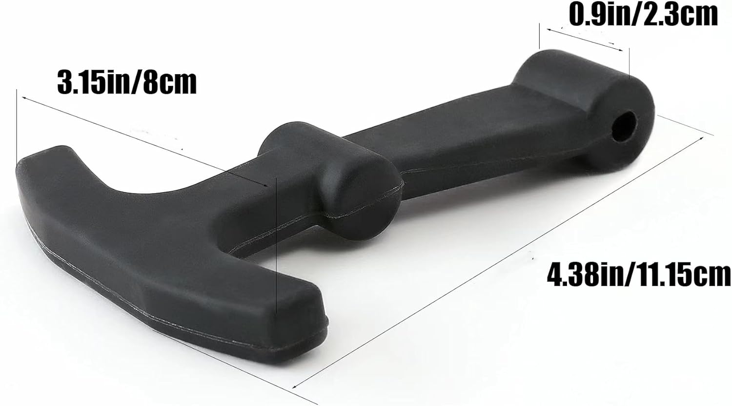 Replacement Lid Latches Compatible with Yeti Tundra & Roadie Cooler and Other Related CoolersDurable Rubber T-Latch Design, 2 Pack,Black - Image 3