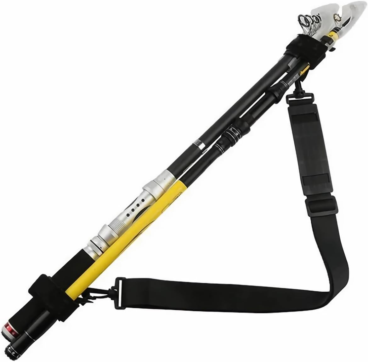 Fishing Rod Carry Strap，Sling Band Adjustable Shoulder Belt Tackle Holder，Nylon (2) - Image 4
