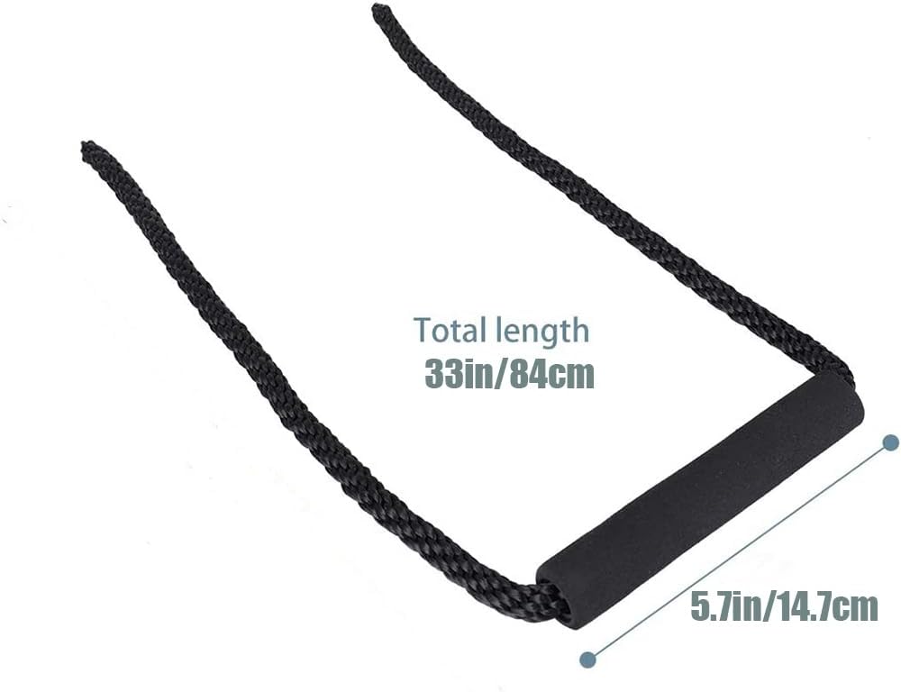 2 Pack Cooler Replacement Handles Rope，Compatible with YETI Tundra & RTIC Coolers，Fit for Rope Handles, Black - Image 3