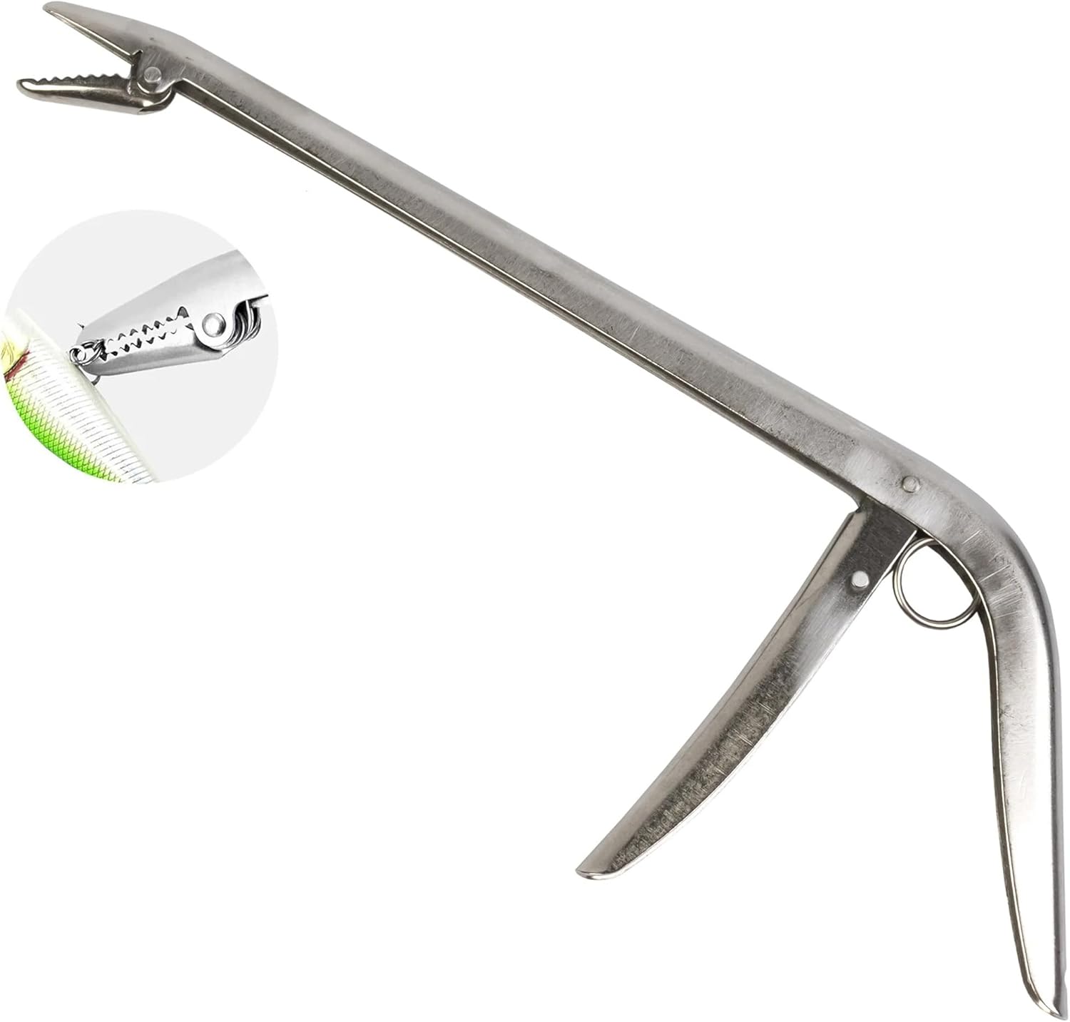 1Pack Fish Hook Remover, Premium Fishing Pliers-Stainless Steel Remover Tool, with Strong Jaw Grip and Serrated Teeth, Suitable for Freshwater Saltwater - Image 1