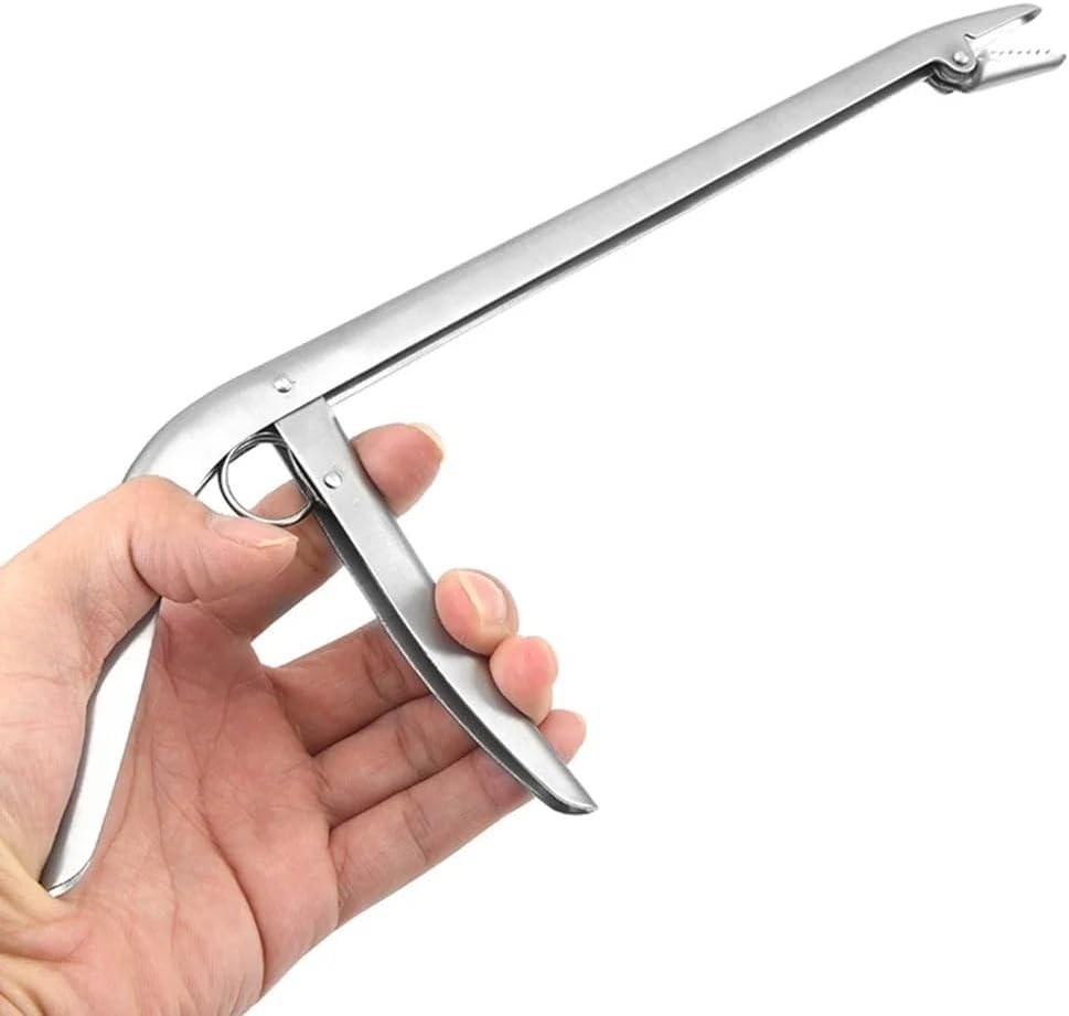 1Pack Fish Hook Remover, Premium Fishing Pliers-Stainless Steel Remover Tool, with Strong Jaw Grip and Serrated Teeth, Suitable for Freshwater Saltwater - Image 2