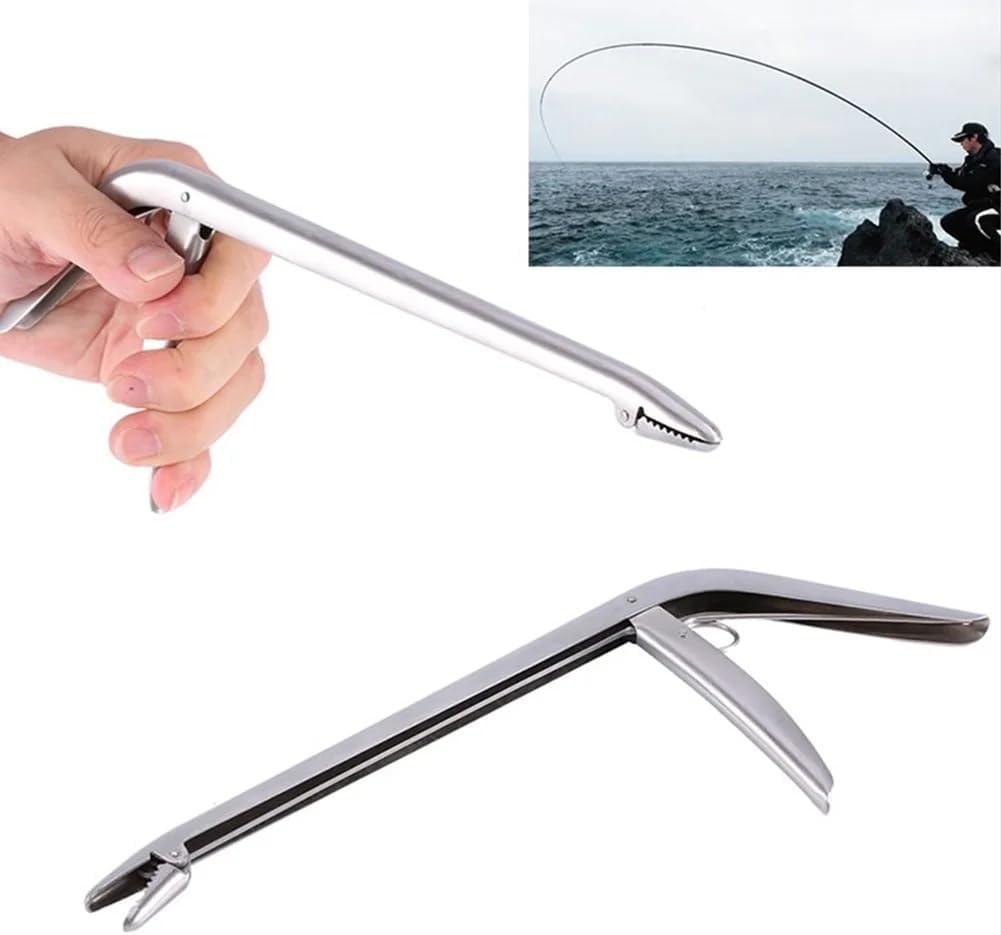 1Pack Fish Hook Remover, Premium Fishing Pliers-Stainless Steel Remover Tool, with Strong Jaw Grip and Serrated Teeth, Suitable for Freshwater Saltwater - Image 6