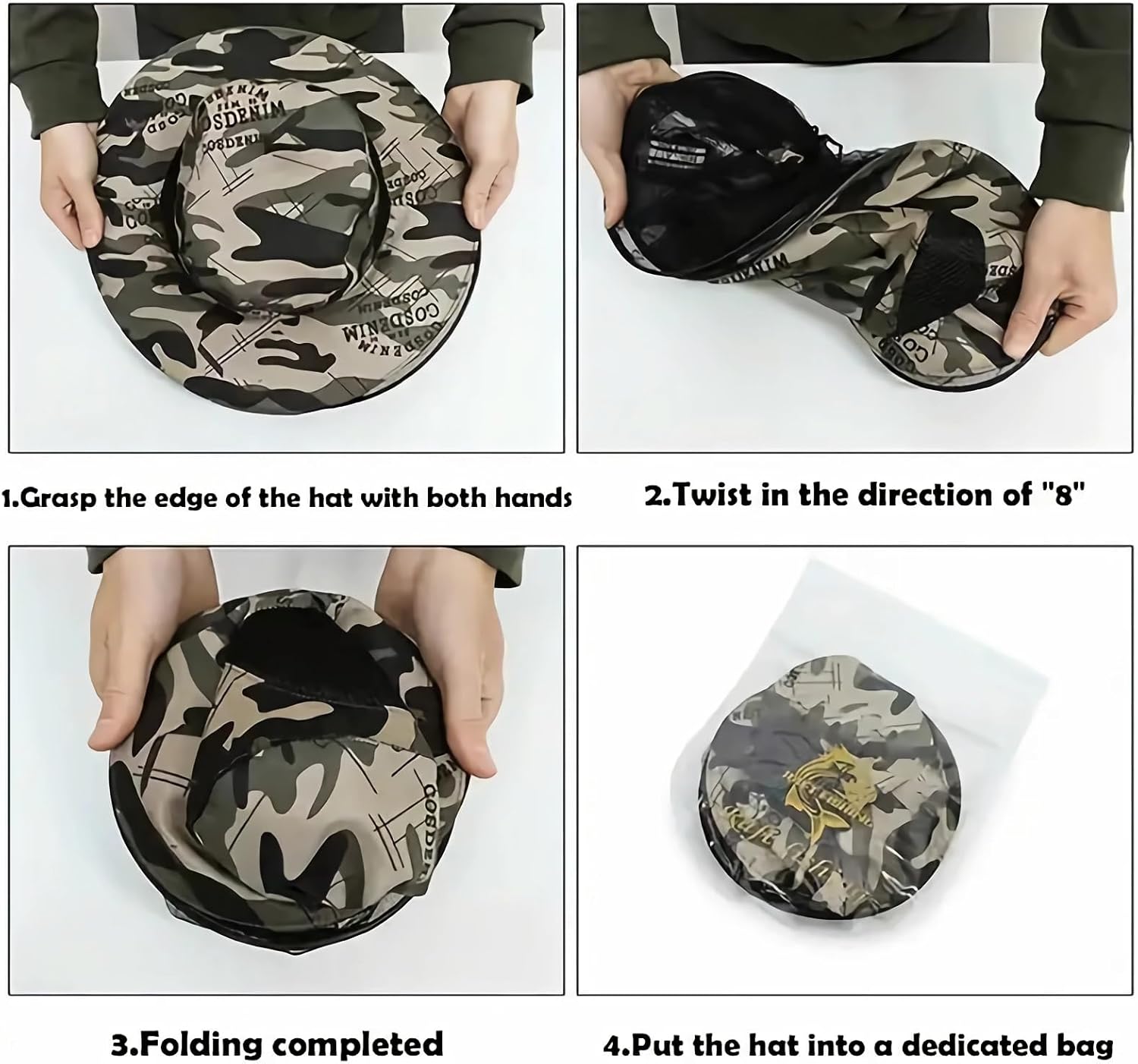 1Pack Anti-Mosquito Mesh Fishing Cap, Mosquito Head Net Hat with Removable Hidden Netting，for Outdoor Hiking Gardening Beekeeping - Image 5