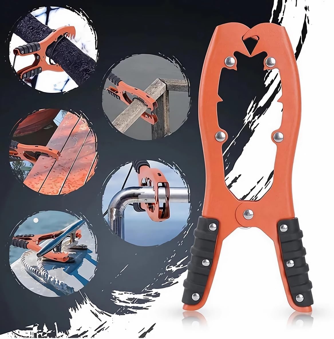 Kayak Anchor Grip,Canoe Grip,Kayak Anchor- Accessories Brush Clamp with Teeth for Fishing Boating Camping 1Pack - Image 7