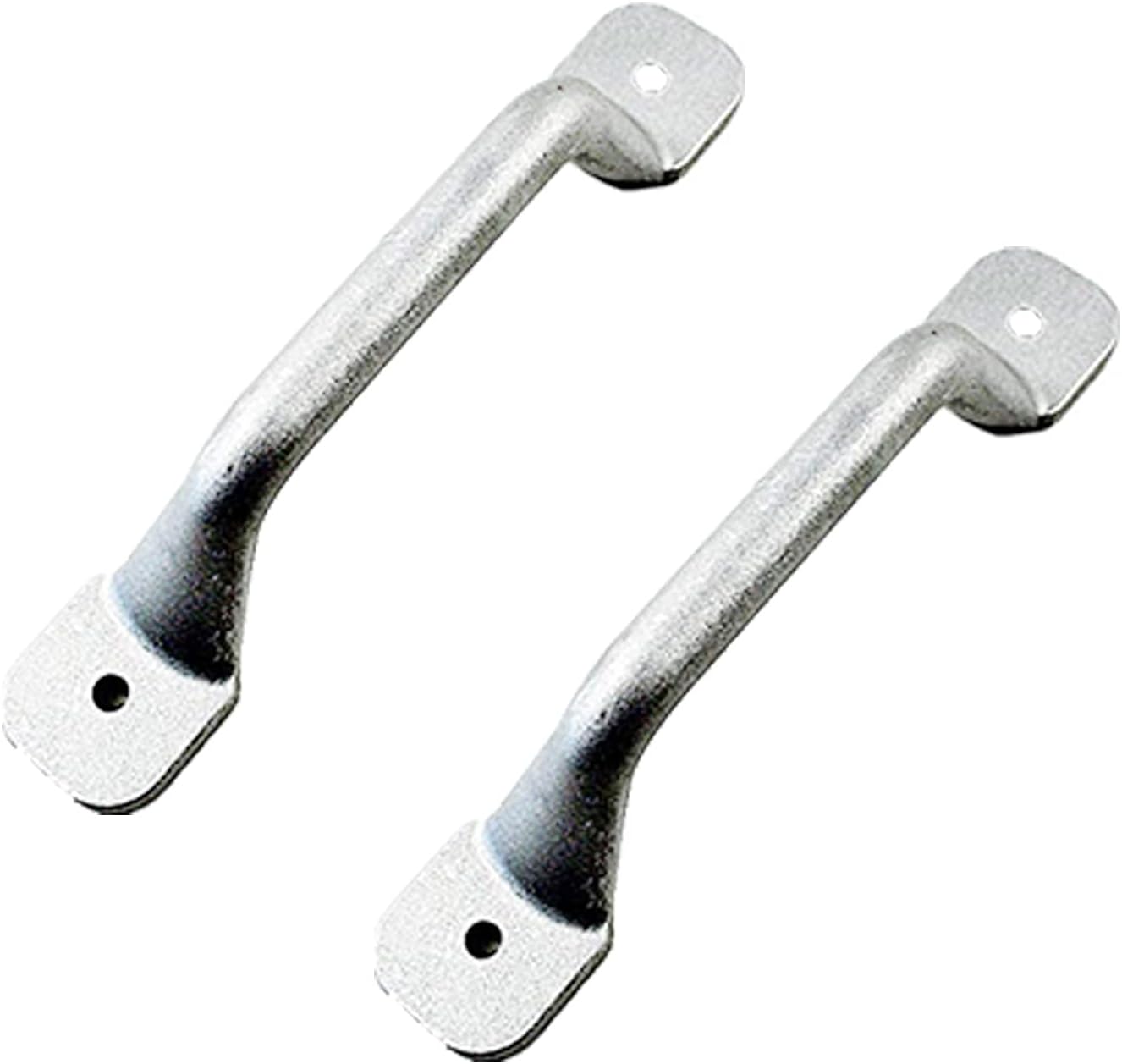 2PCS Boat Cleat Grab Rail Handles Aluminum Fishing Rowboat Duck Jon Row Transom - Image 1